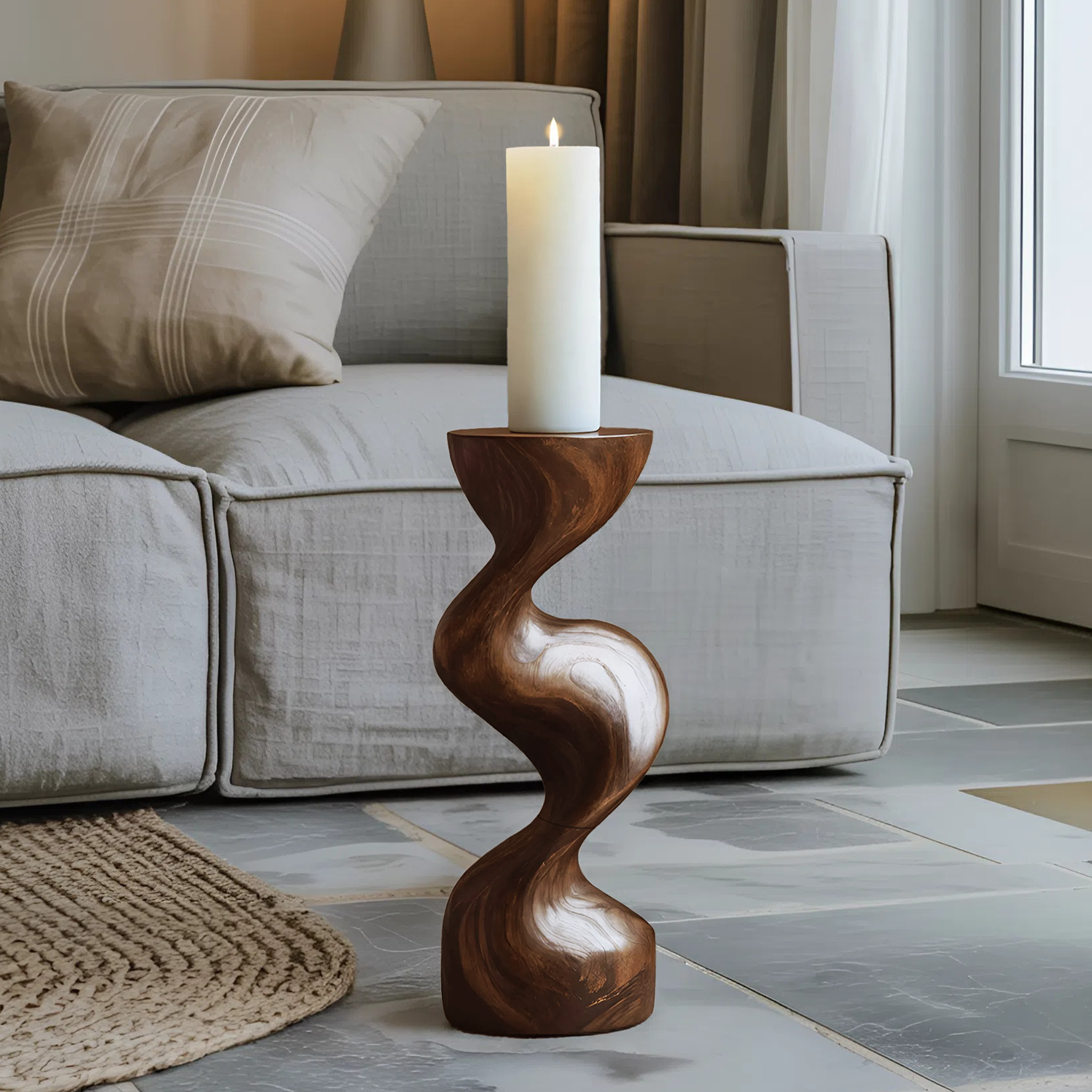Mid Century Candle Holder For Living Room Modern Decor SILDTTNCDH