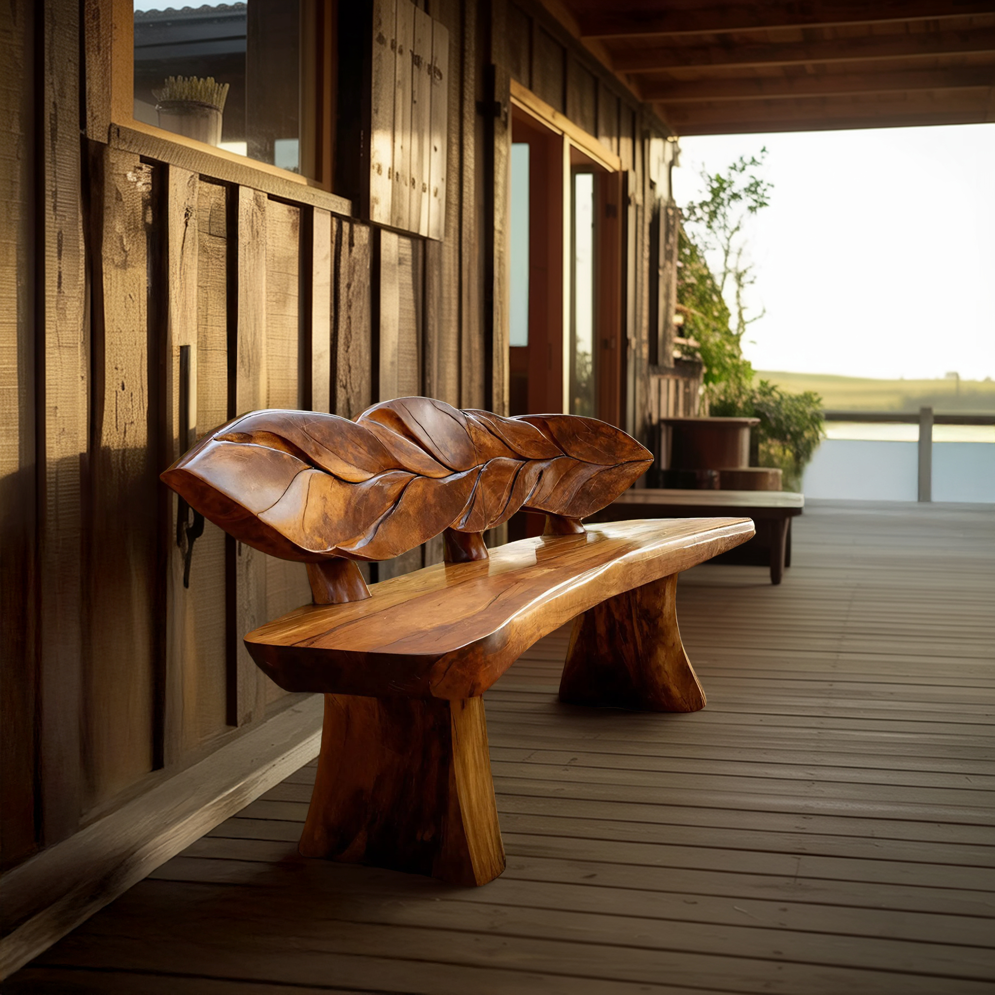 Minimalist Solid Wood Entryway Bench For Modern Homes SILDTTRBEN027