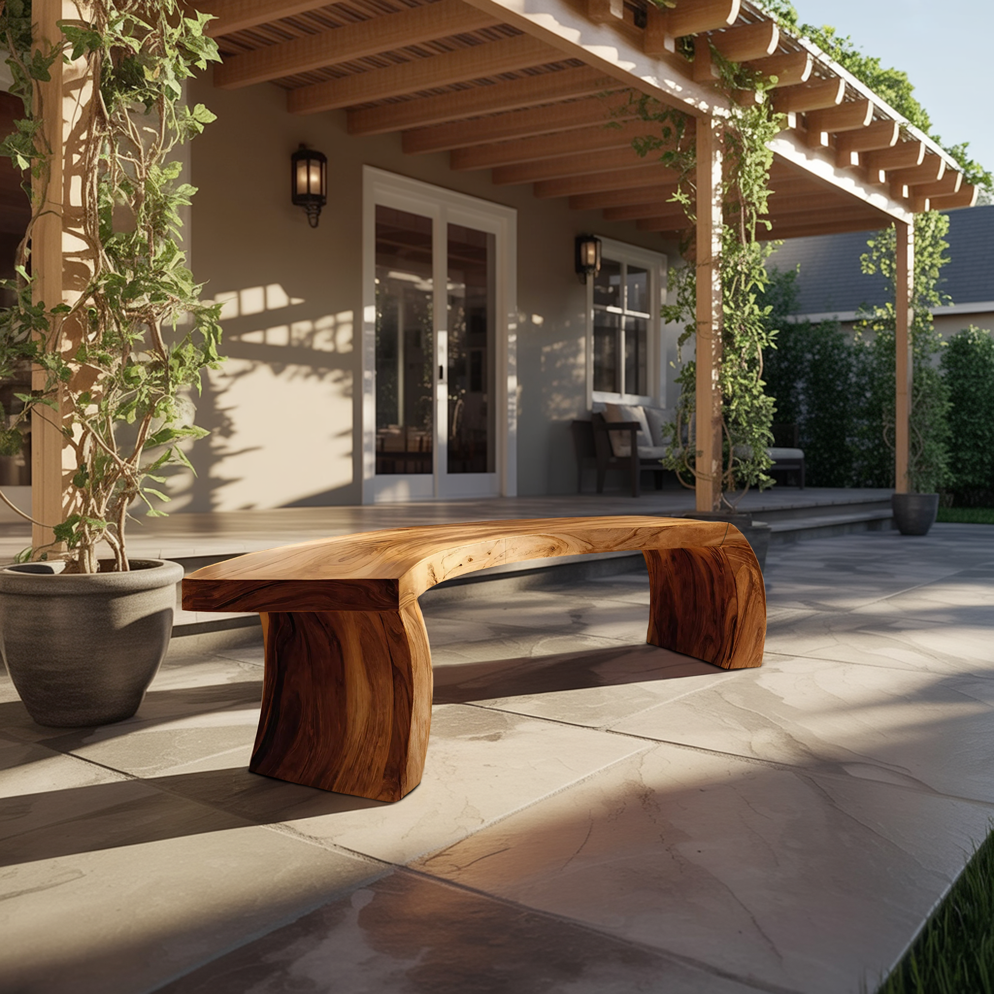 Rustic Live Edge Wood Bench For Entryway Accent Furniture SILDTTRBEN007