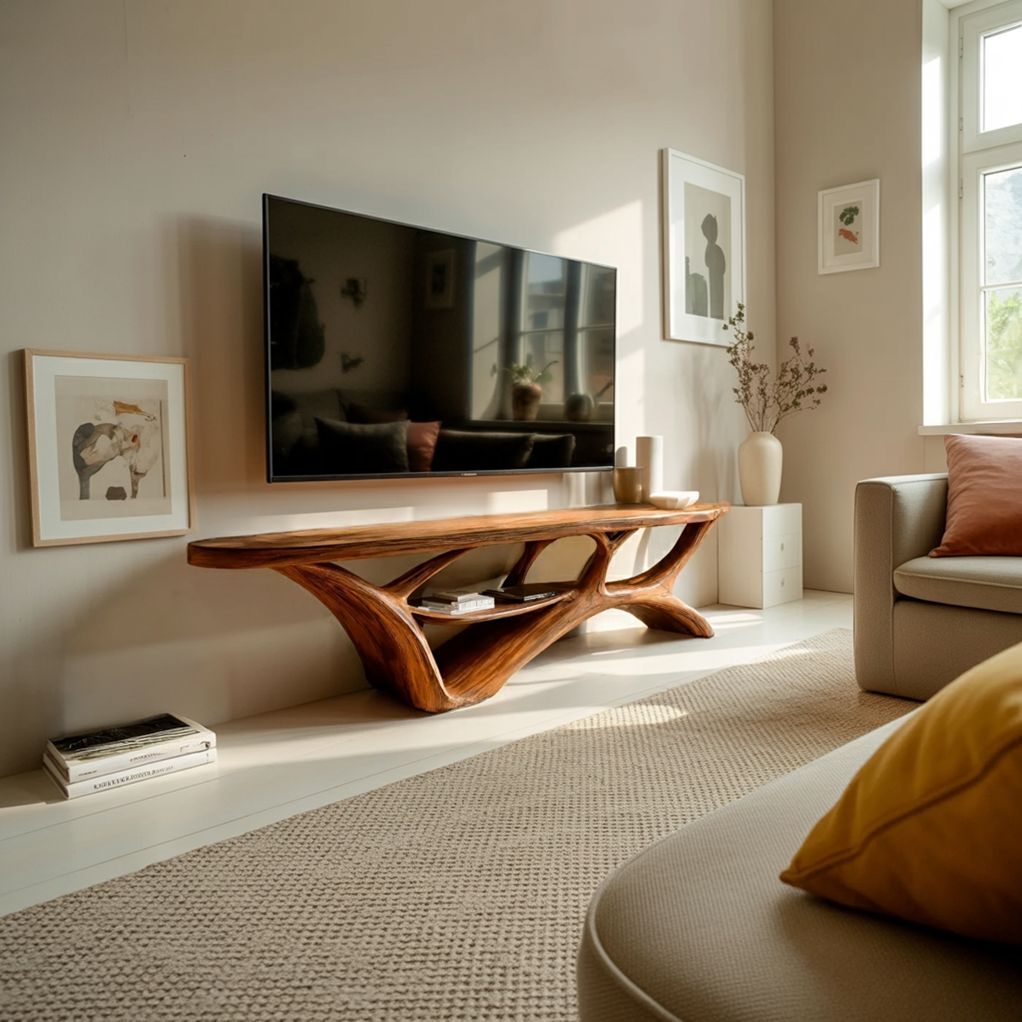 Organic Modern TV Stand For Living Room RTTHTTTVC060