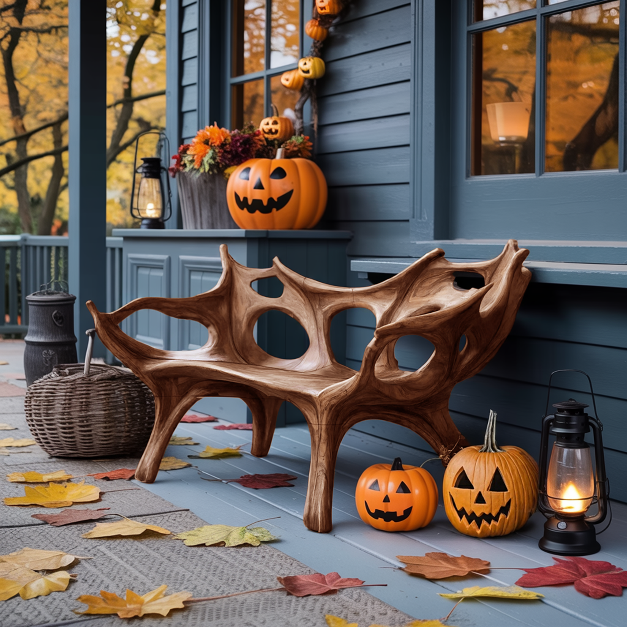Mid Century Halloween Patio Chair For Unique Halloween Home Decor SILDTTNHOB004