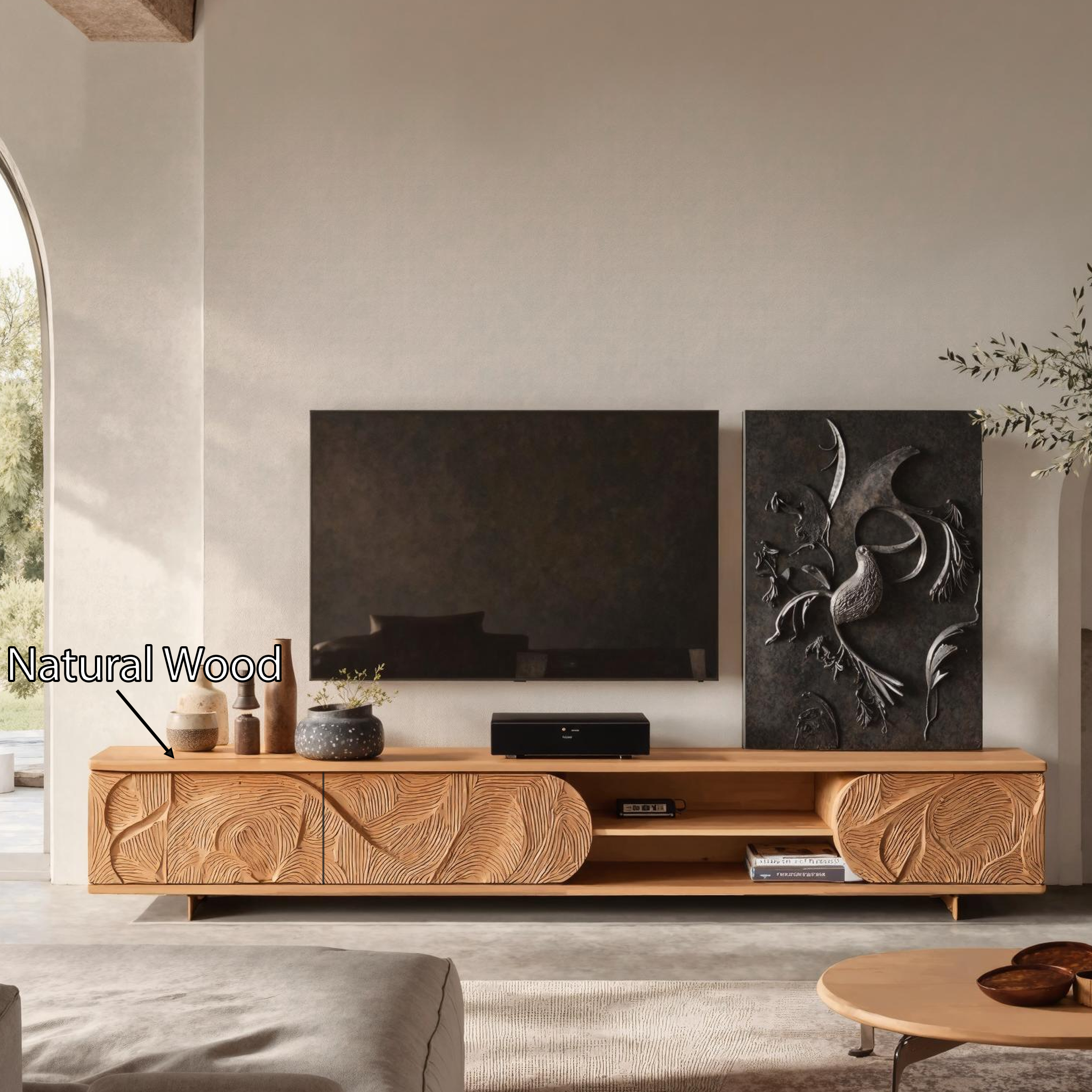 Mid Century TV Stand For Living Room Interiors SILDTTRTVC062