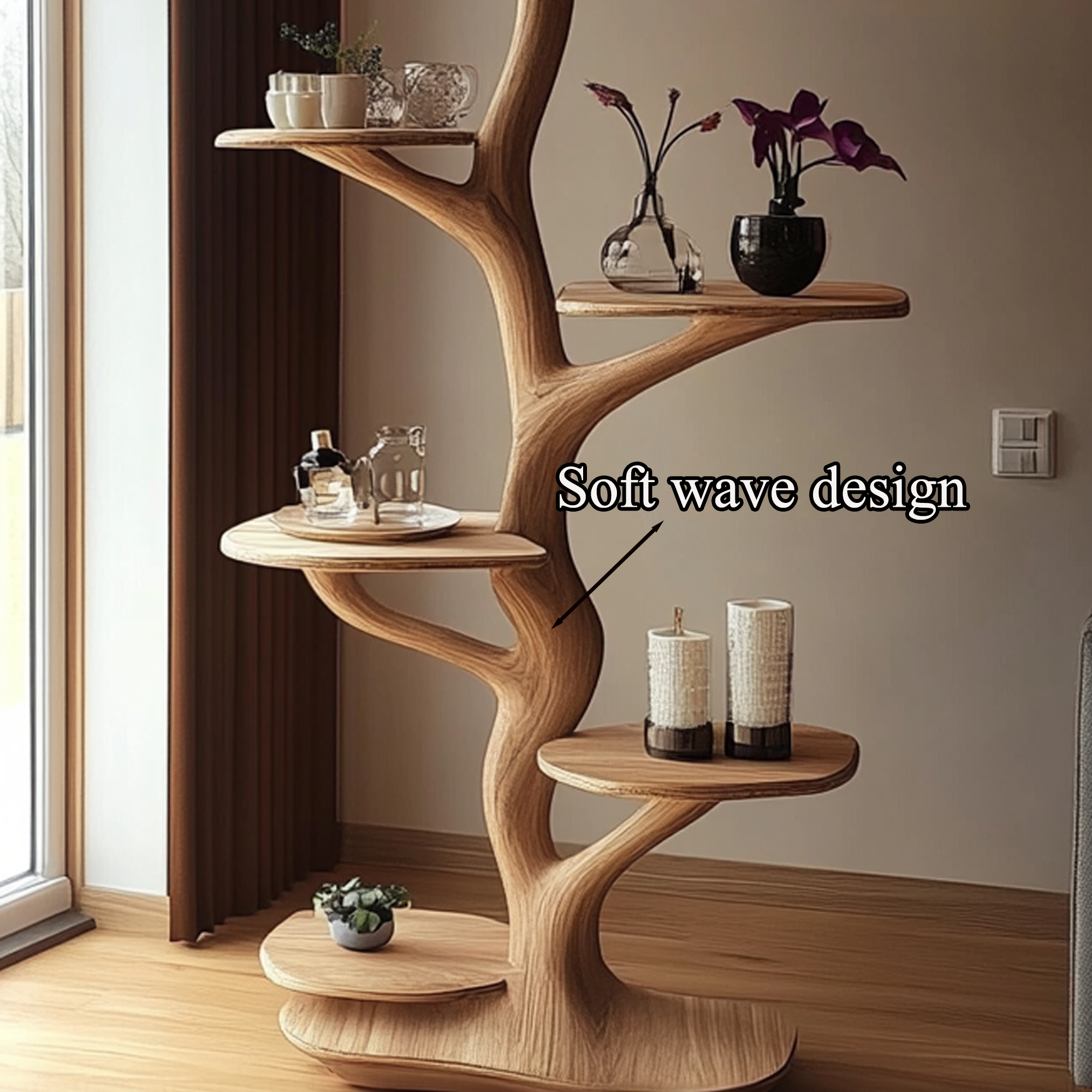 Nature Solid Wood Tree Tower Tree Cat Tree Gift Cat SINLTT001