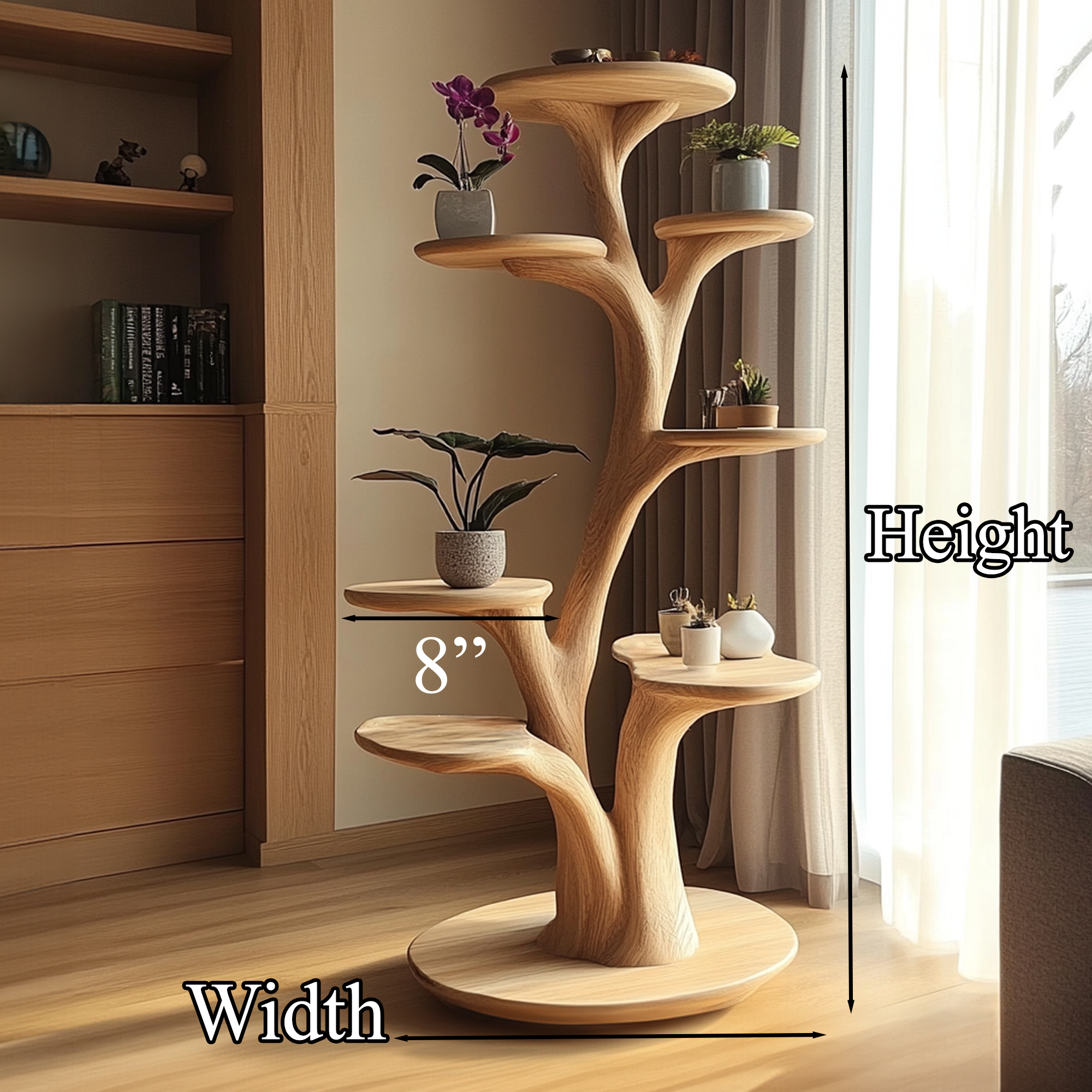 Unique Wooden Cat Tower Post Tree Decor Home Gift Cat SINLTT002