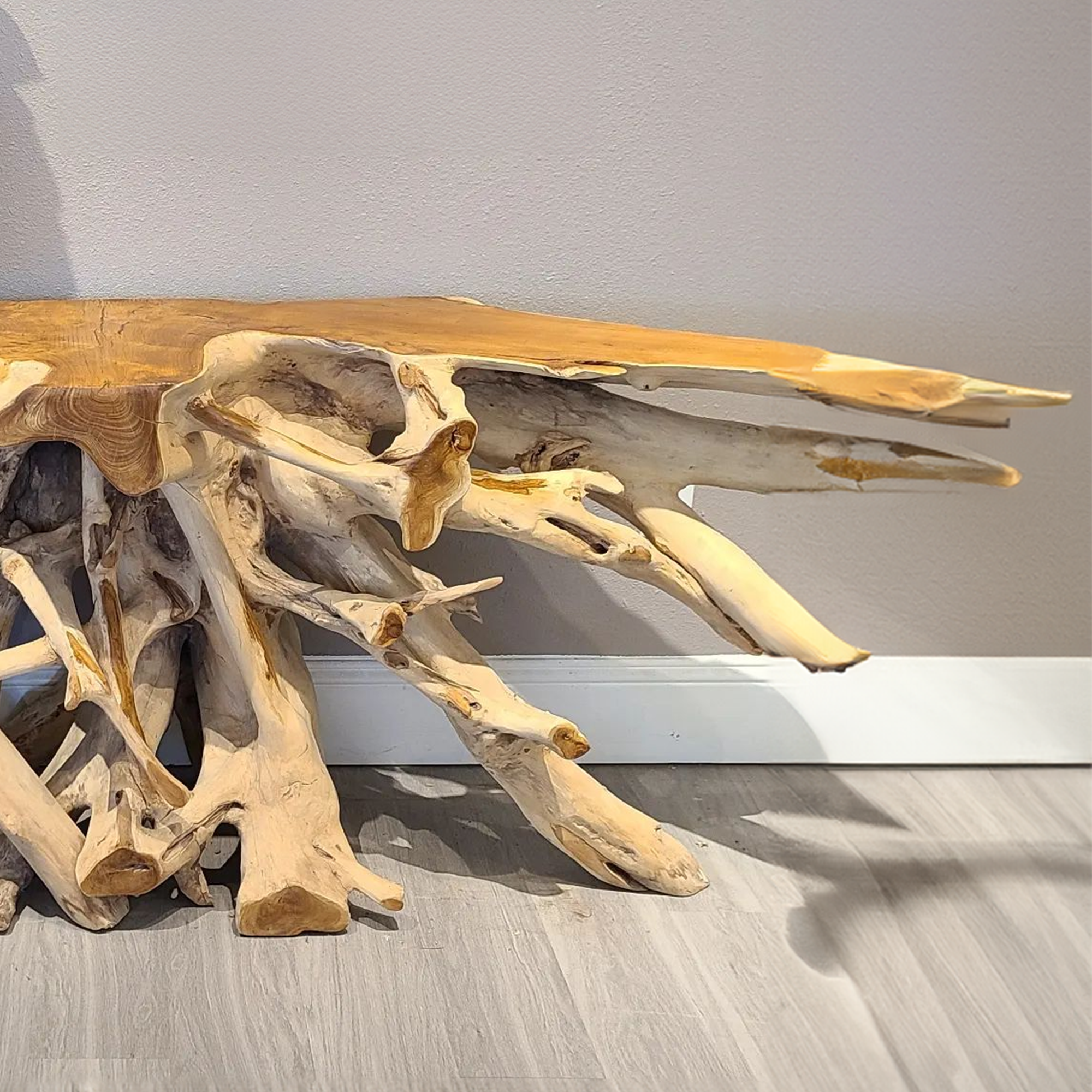 Handmade Teak Root Coffee Table SINLCF003