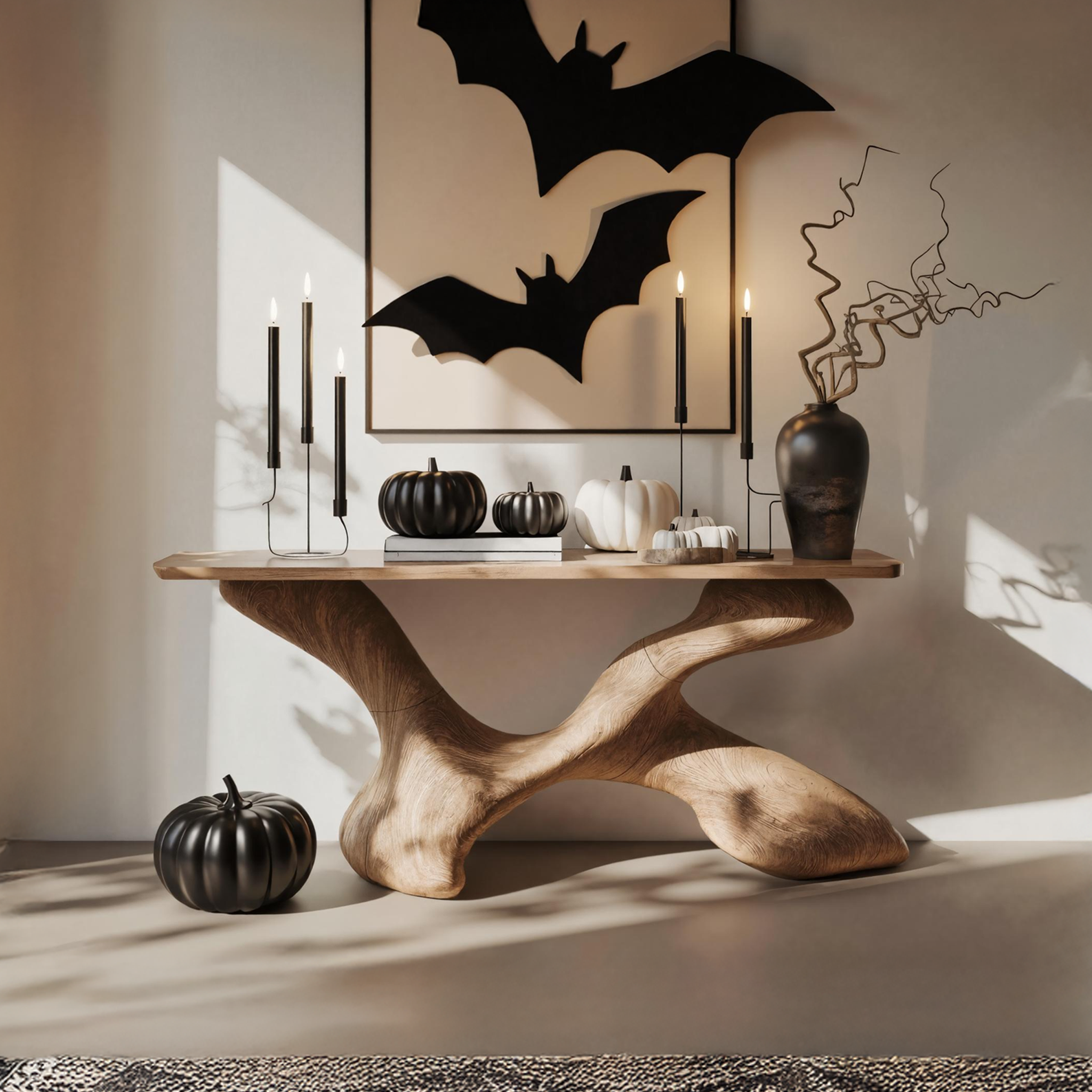 Modern Solid Wood Coffee Table For Living Room Halloween Furniture Decor SILDTTNHCS001