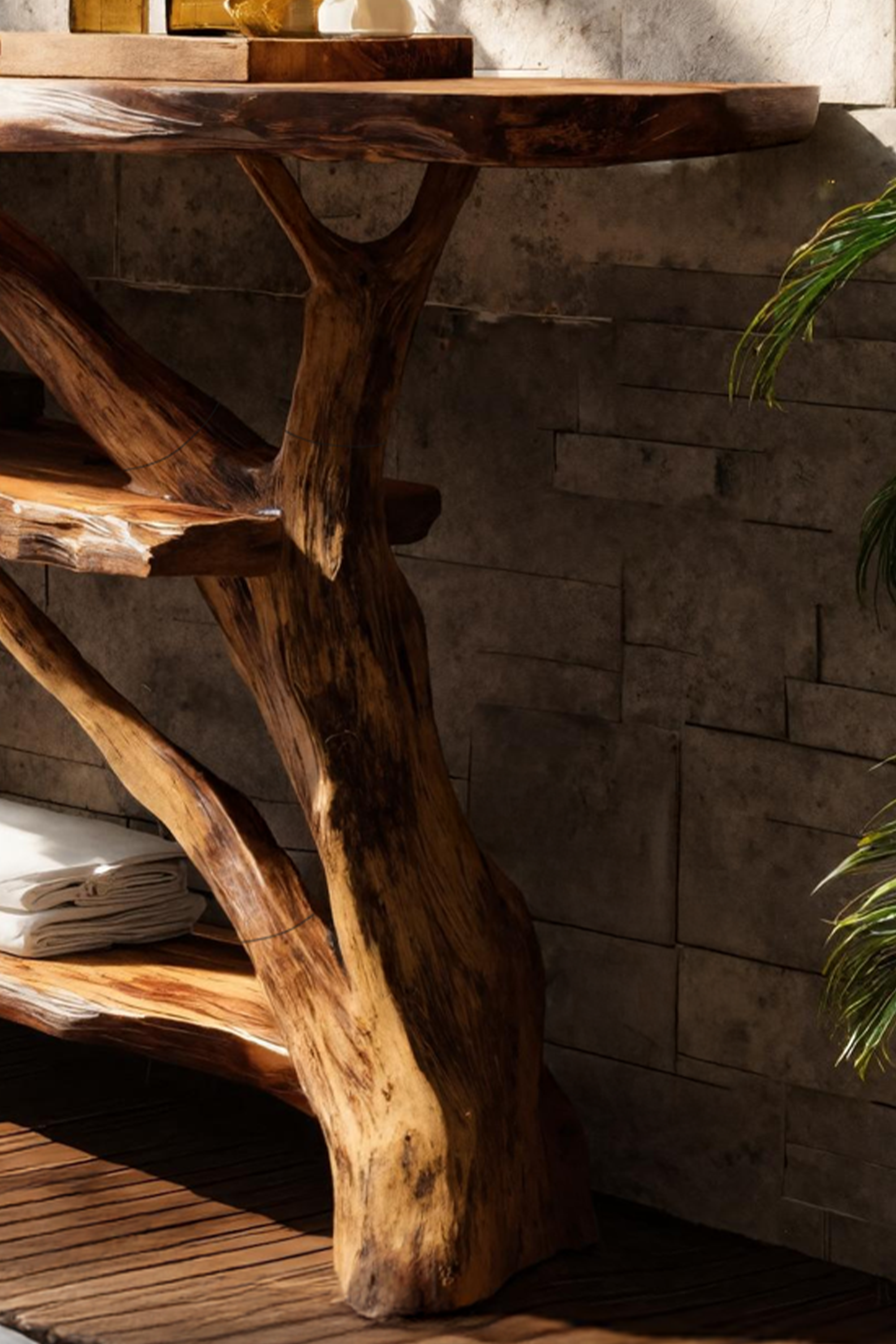 Handcrafted Live Edge Bathroom Vanity For Unique Bathroom Decor SILDTTNBRV030