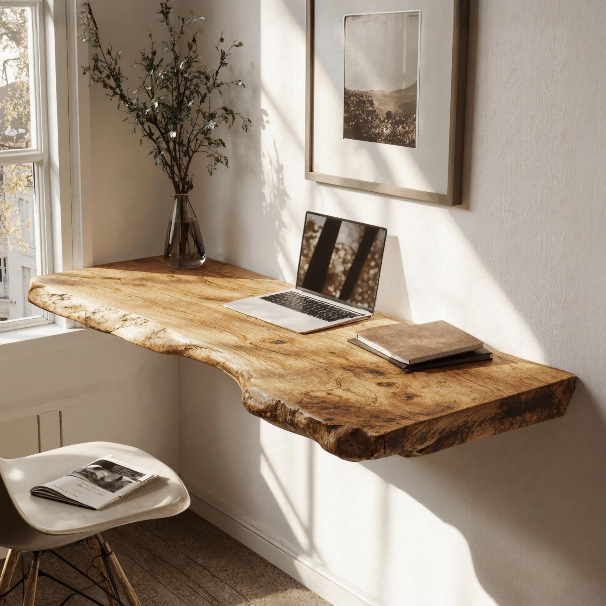 Vintage Wooden Floating Table For Unique Home Decor SILDTFLD016