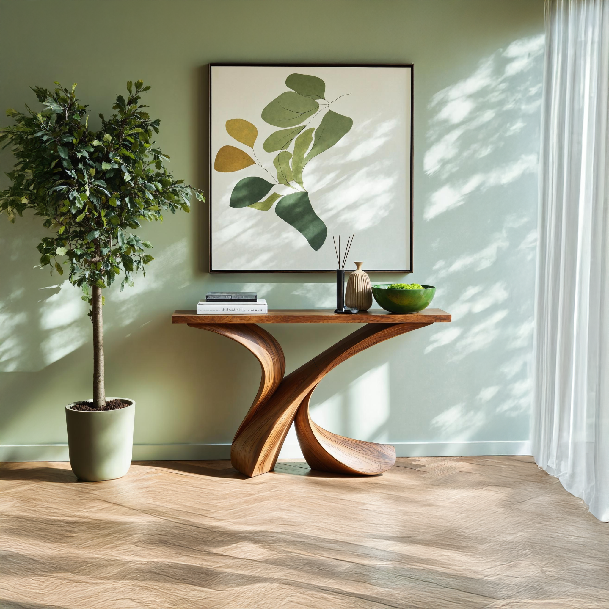 Rustic Wood Console Table Entryway Design SILDTTRCS225