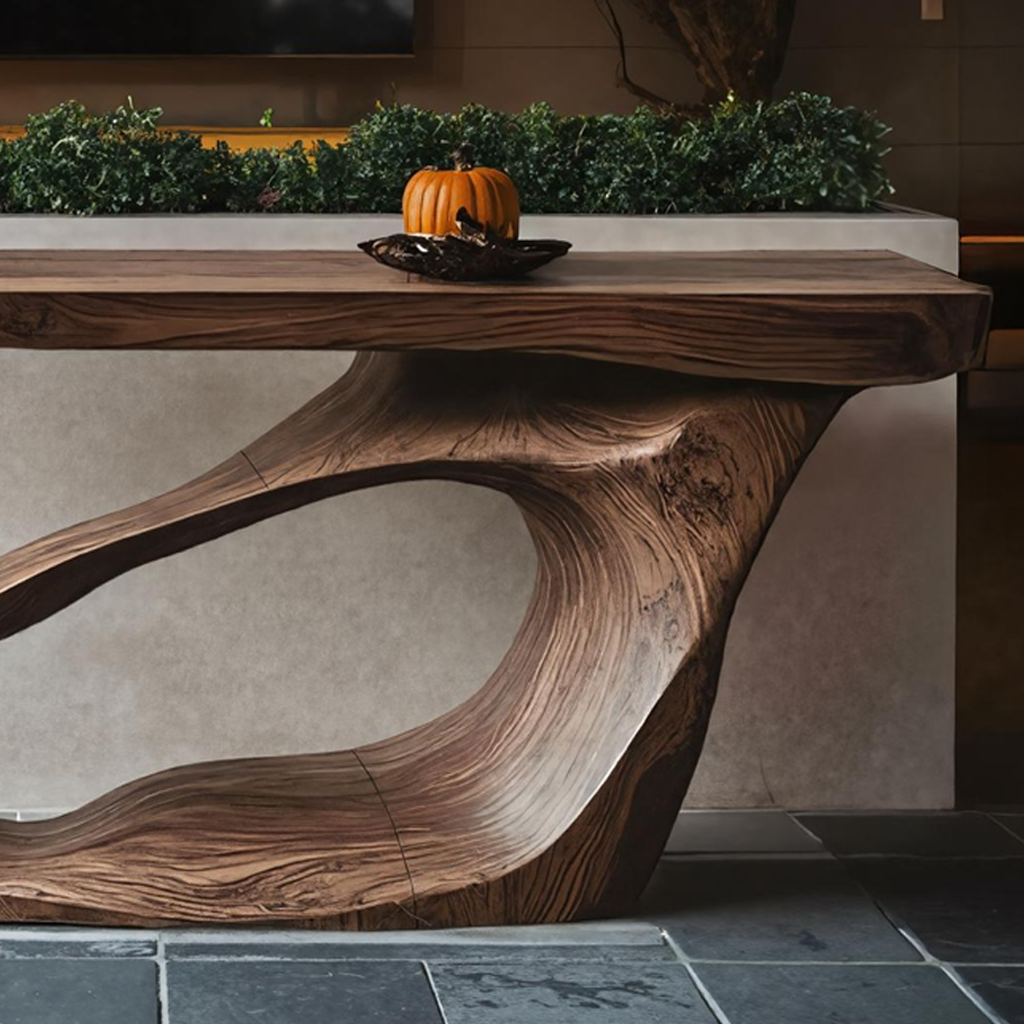 Handcrafted Live Edge Entryway Table For Furniture Decor Halloween Ideas SILDTTRHCS003