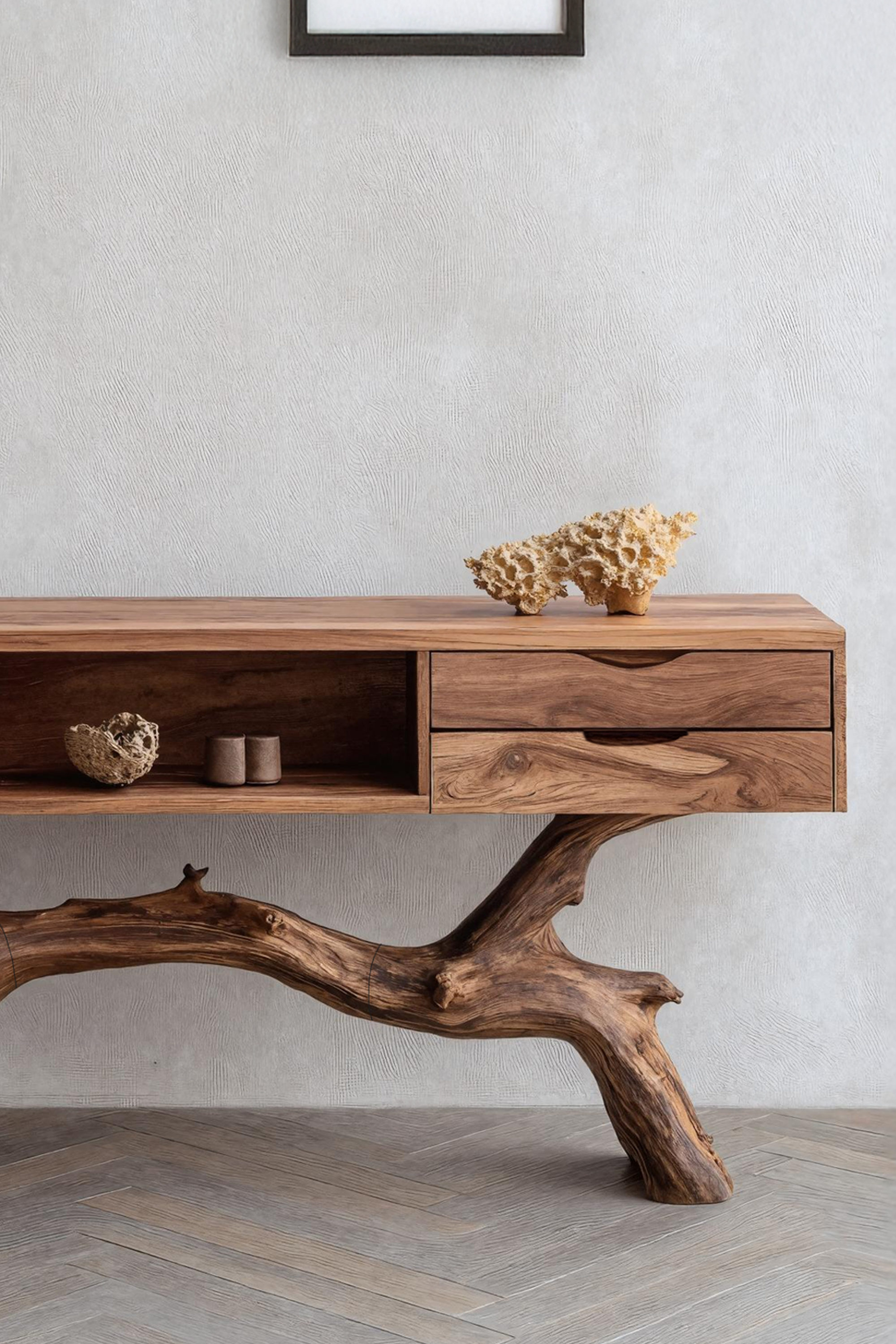 Handcrafted Wooden Console Table For Living Room Handmade Accent SILDTTRCS027