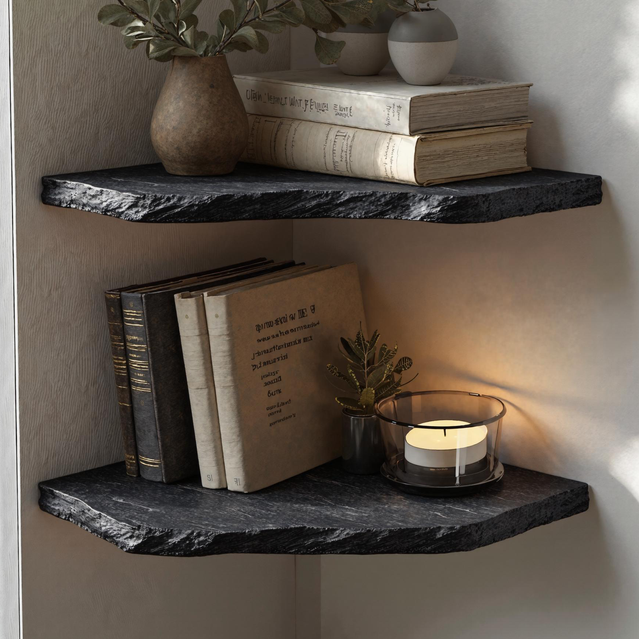 Vintage Inspired Wooden Corner Shelf Perfect For Any Room SILDTCN078