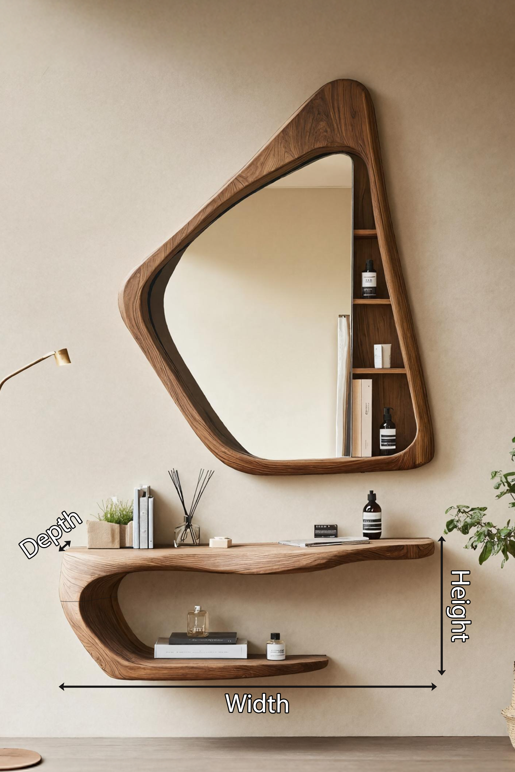 Handcrafted Live Edge Vanity for Stylish Bathroom Design SILDTTNMV006
