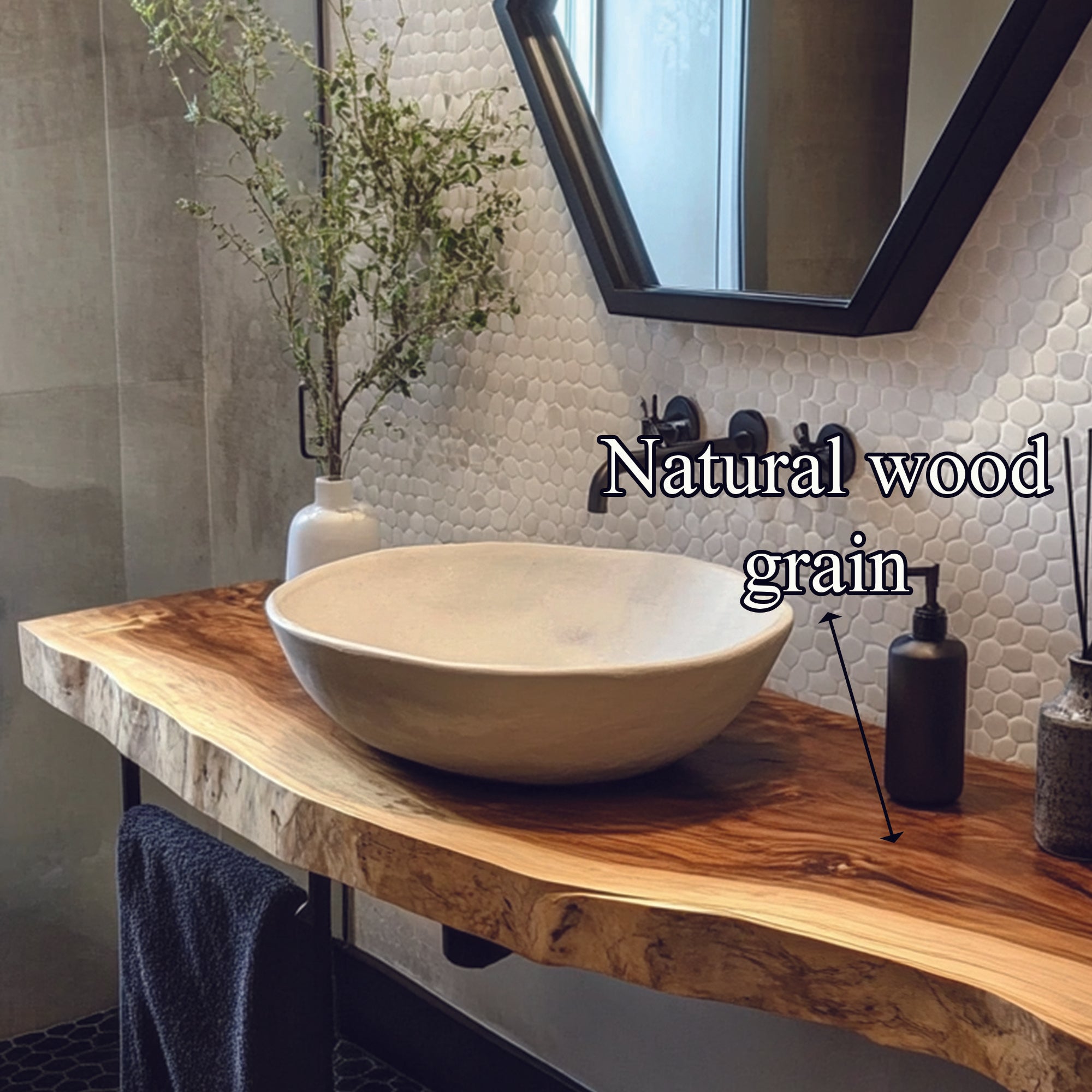 Rustics Coastal Wooden Sink Cabinet Bathroom SINLBRV048