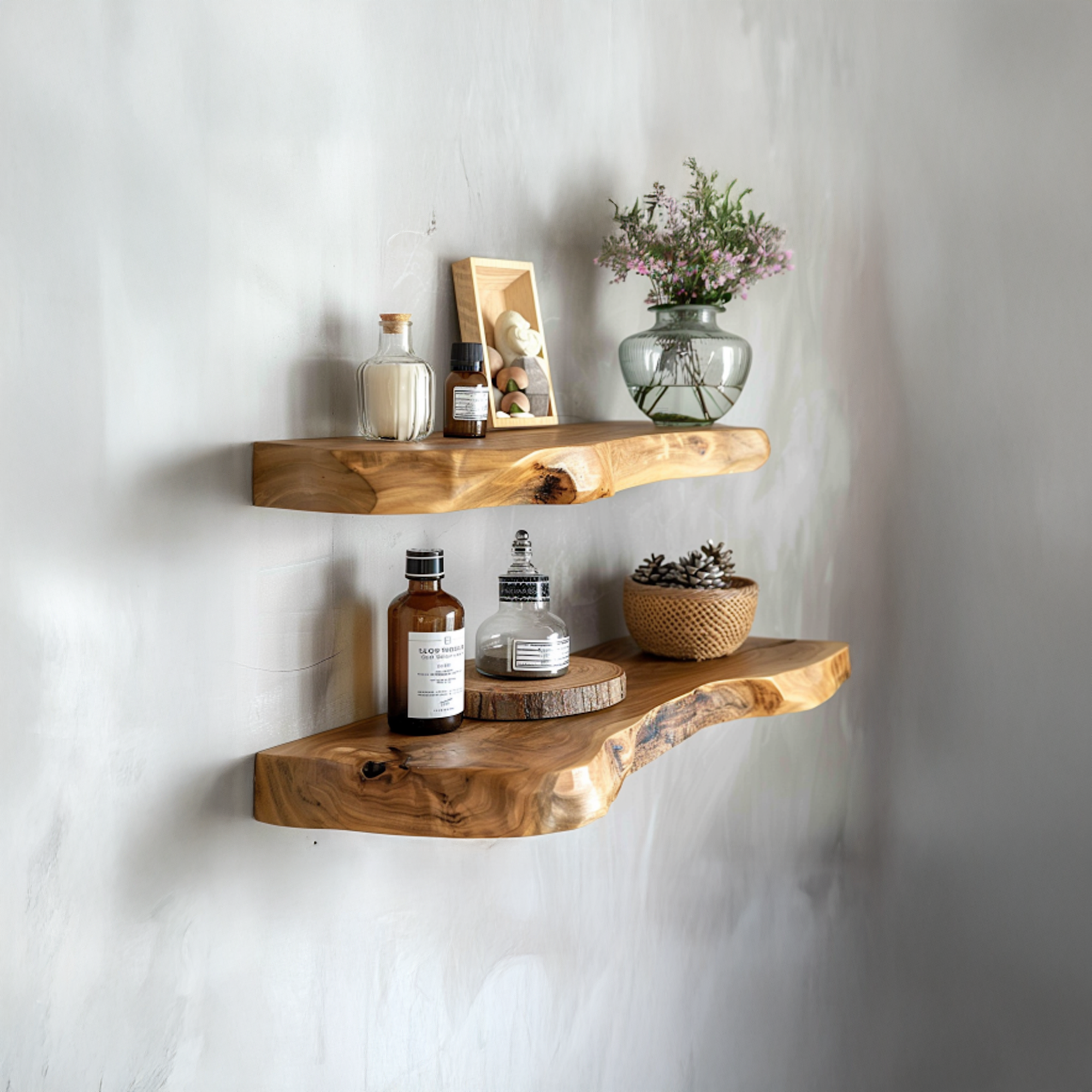 Vintage Floating Shelves Assembly Crafts Custom Decor Home Gift SINLFL060