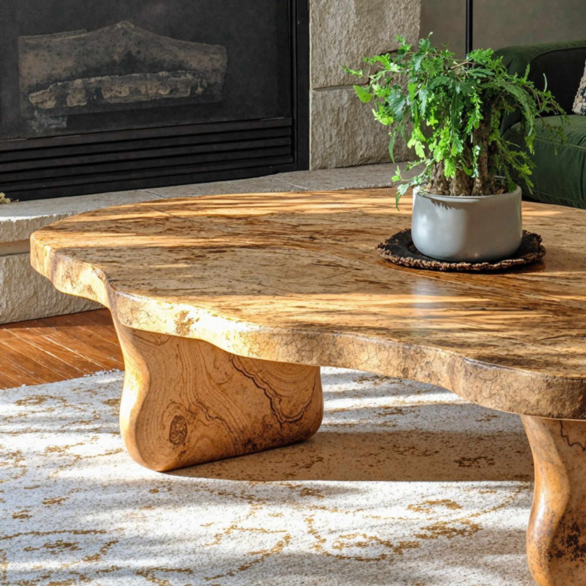 Rustic Coffee Table For Living Room Decor SILDTCF055