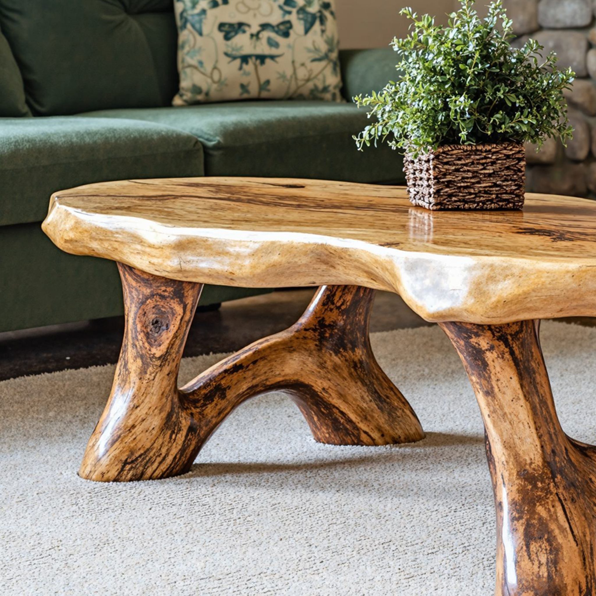 Rustic Coffee Table For Living Room SILDTCF053