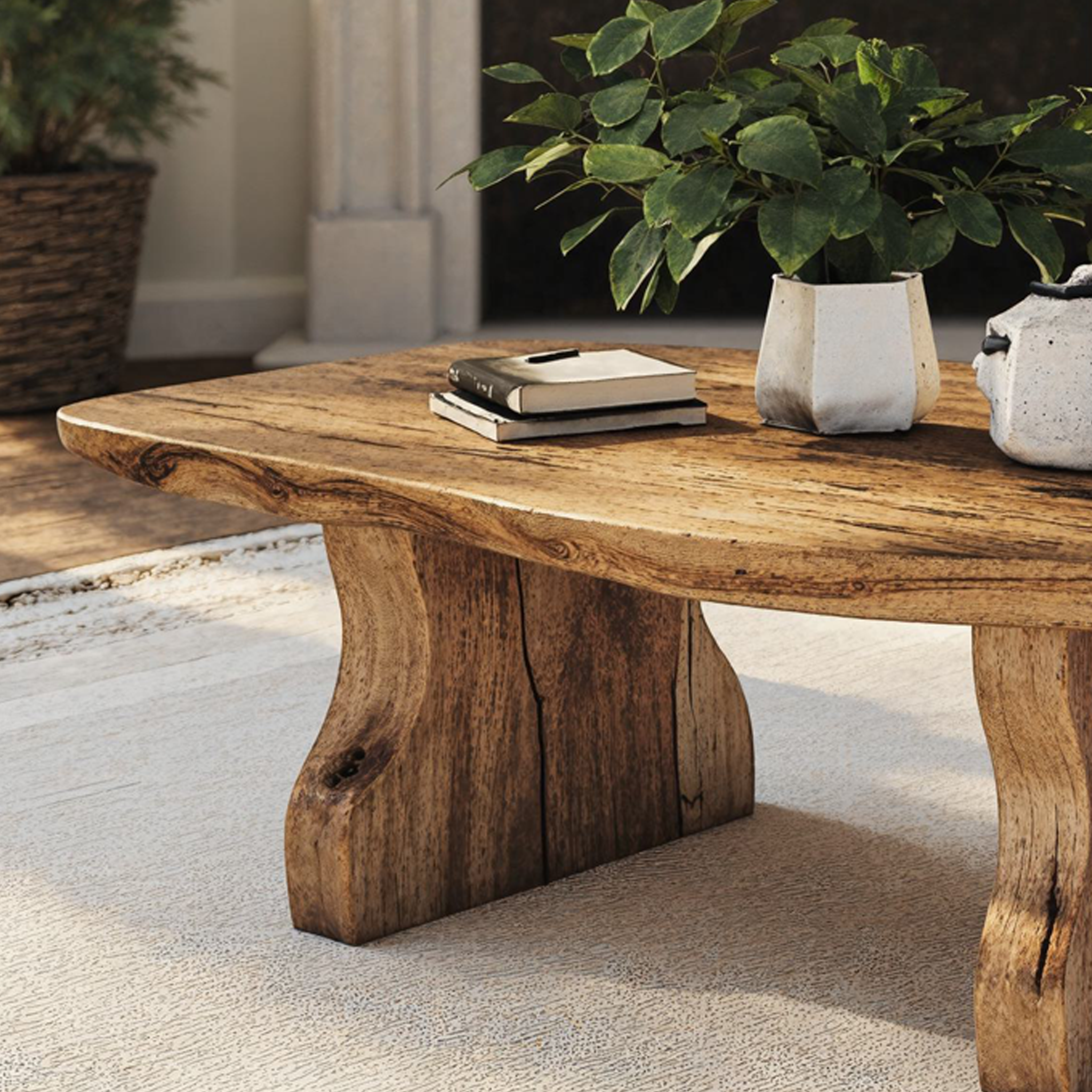 Modern Coffee Table Wooden Coffee Table SILDTCF058
