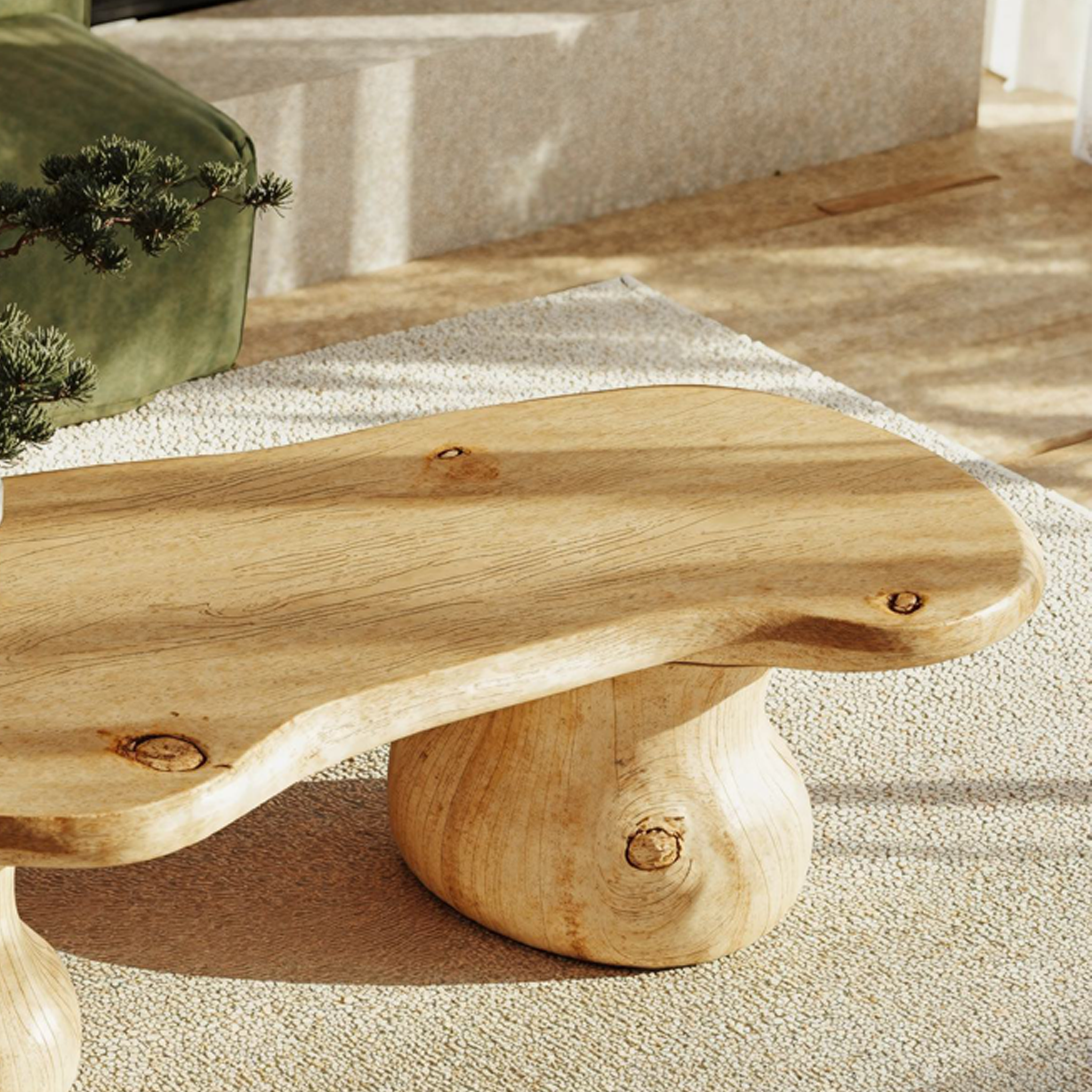 Modern Wood Coffee Table Home Decor SILDTCF056