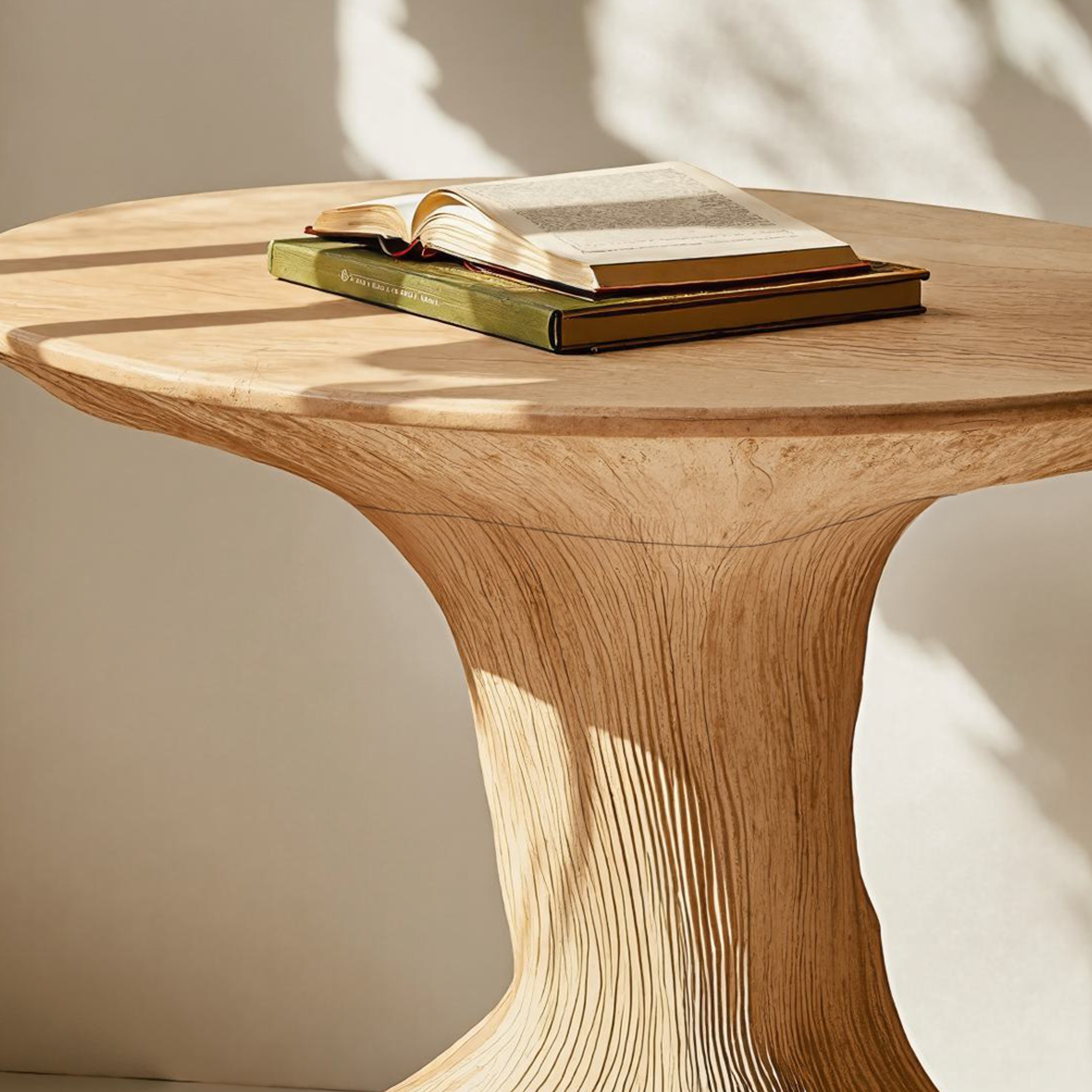 Rustic Wood Mushroom End Table For Living Room Farmhouse Style SILDTEN090
