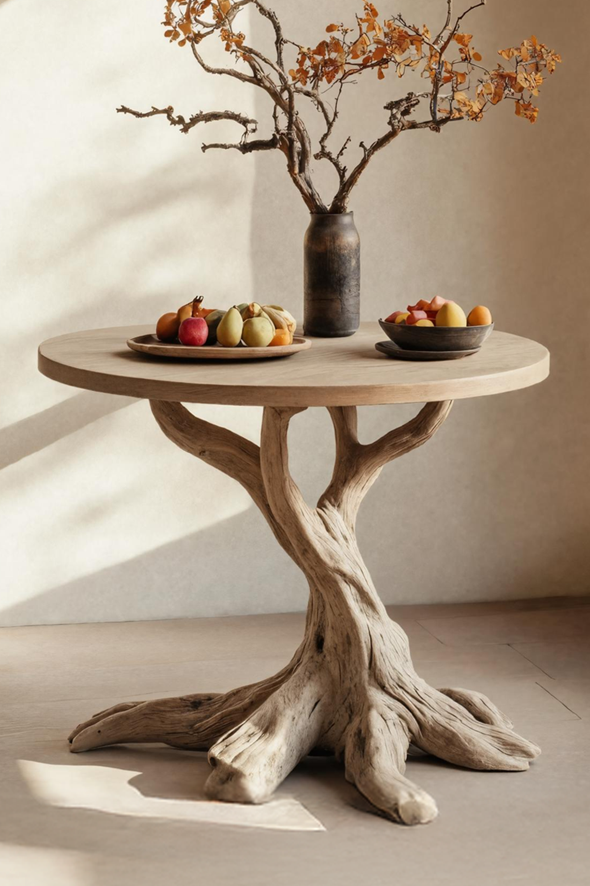 Mid Century Solid Wood End Table For Living Room Decor Inspiration SILDTTREN005