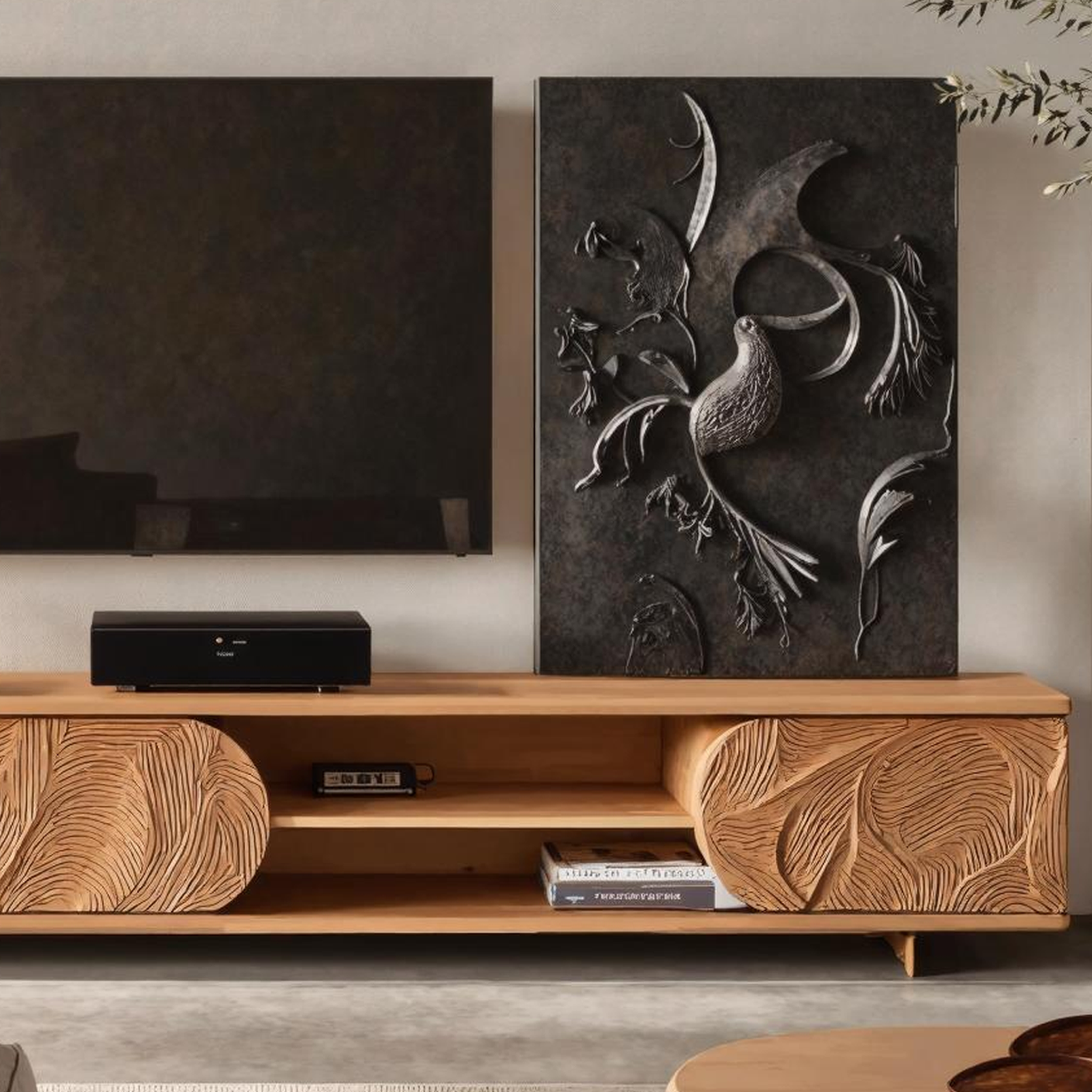 Mid Century TV Stand For Living Room Interiors SILDTTRTVC062