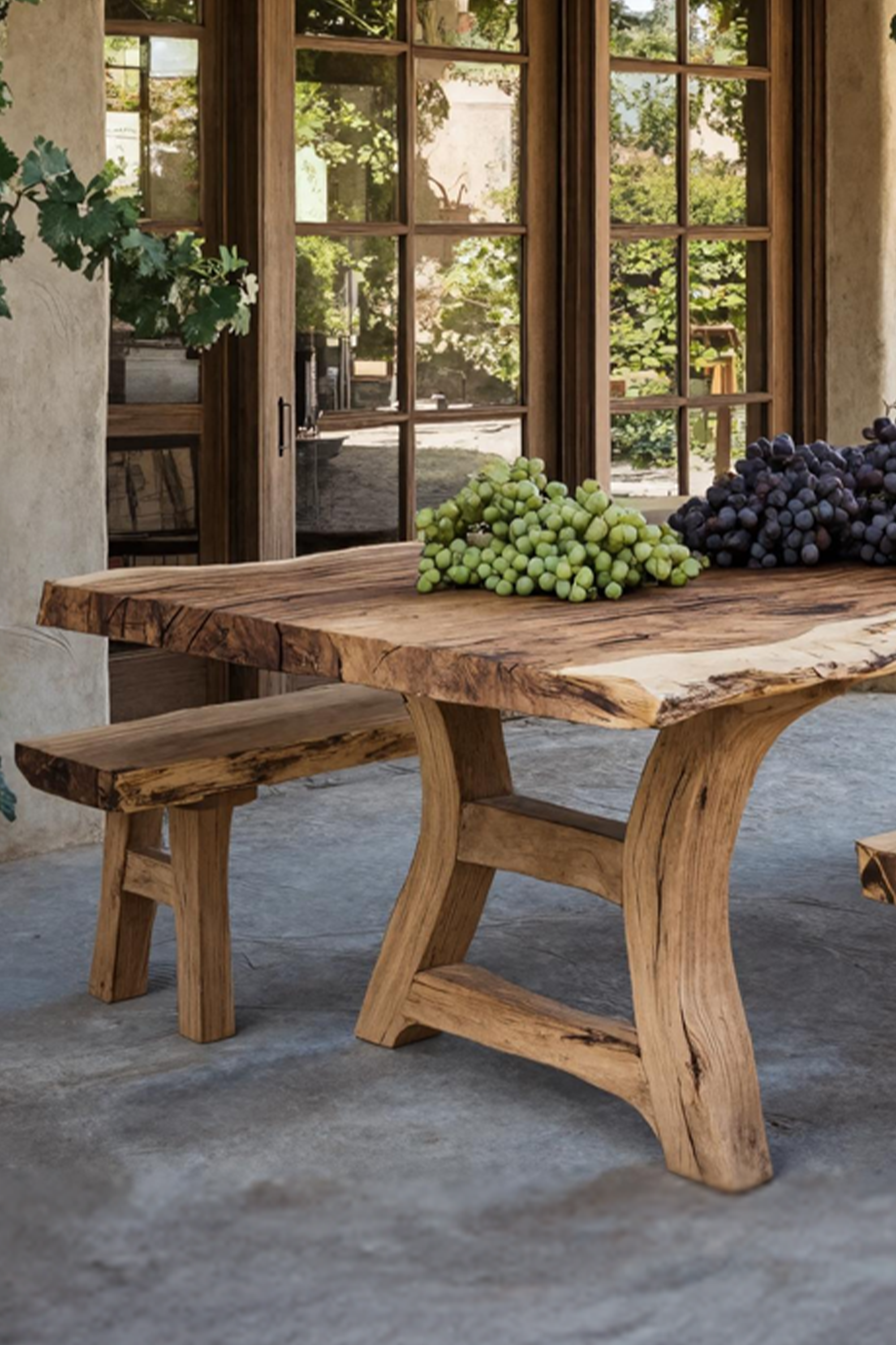 Rustic Dining Table For Timeless Kitchen Style SILDTTNDN001