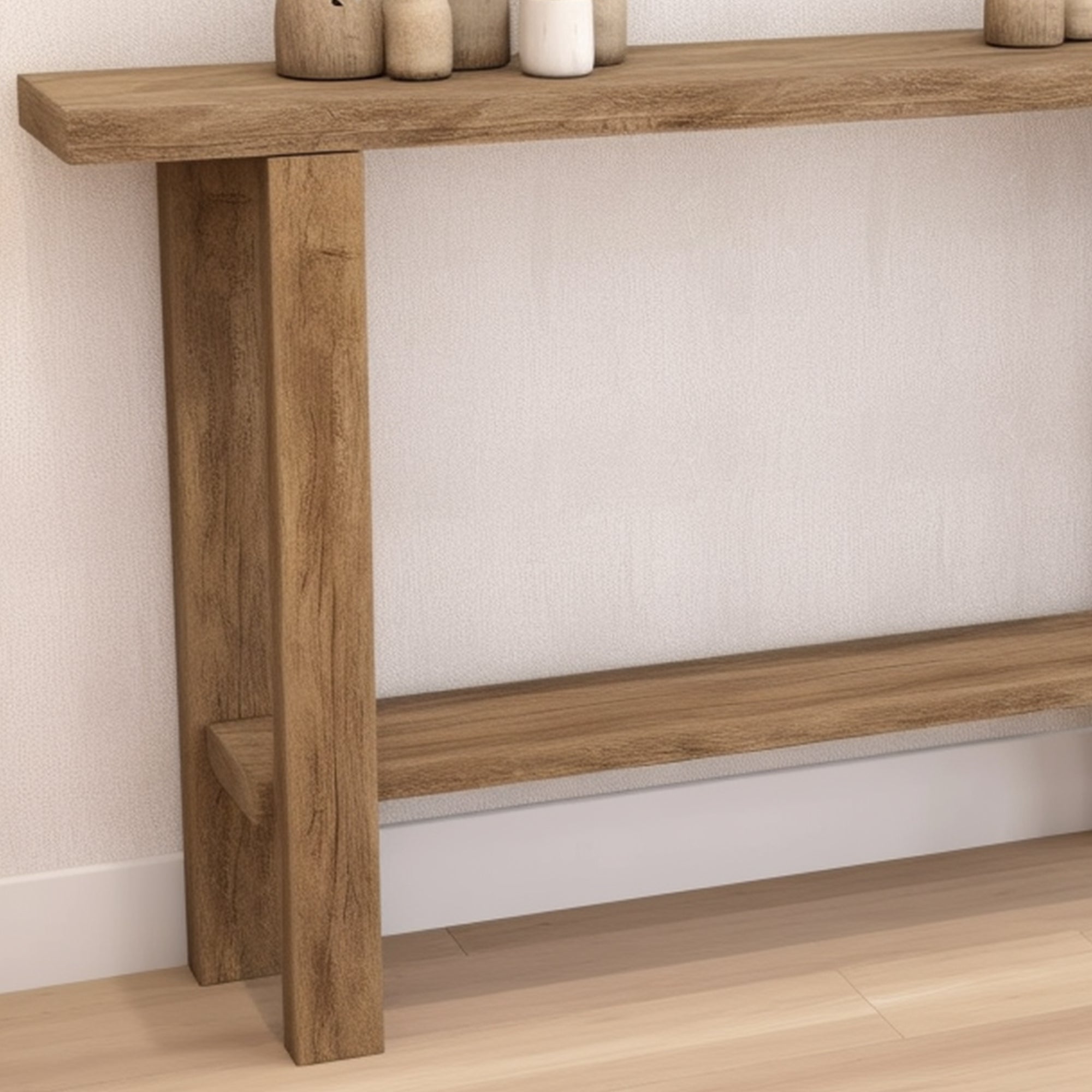 Rustic Farmhouse Console Table For Entryways SILDTCS001