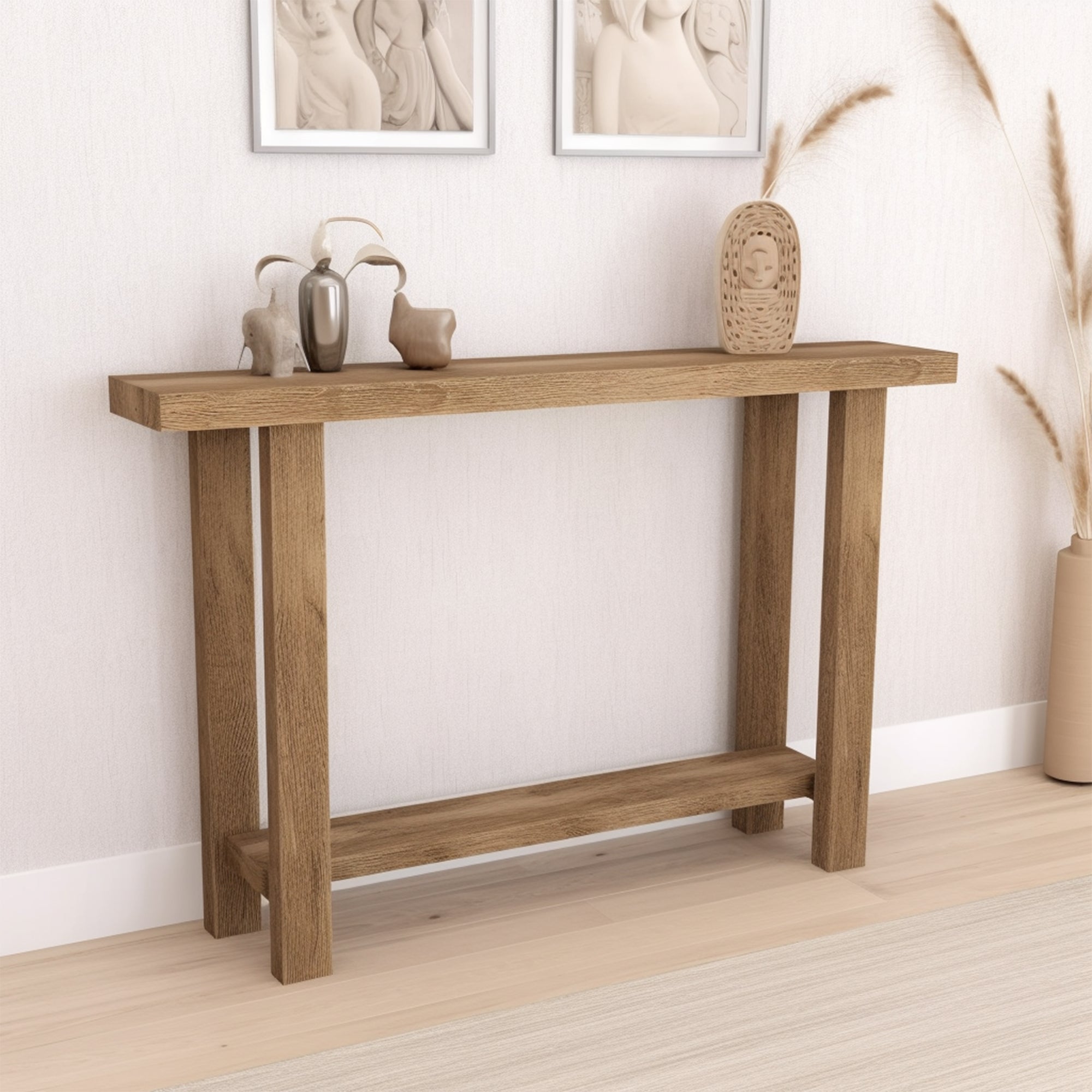 Rustic Farmhouse Console Table For Entryways SILDTCS001