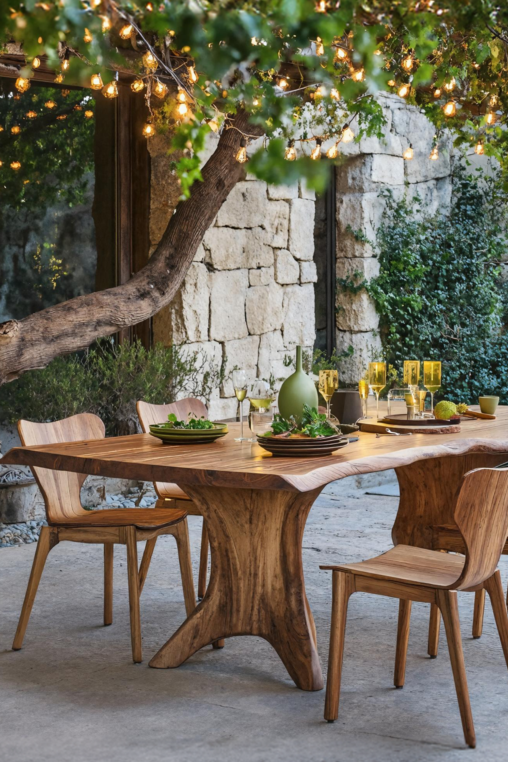 Rustic Wood Dining Table For Traditional Style Homes SILDTTRDN013
