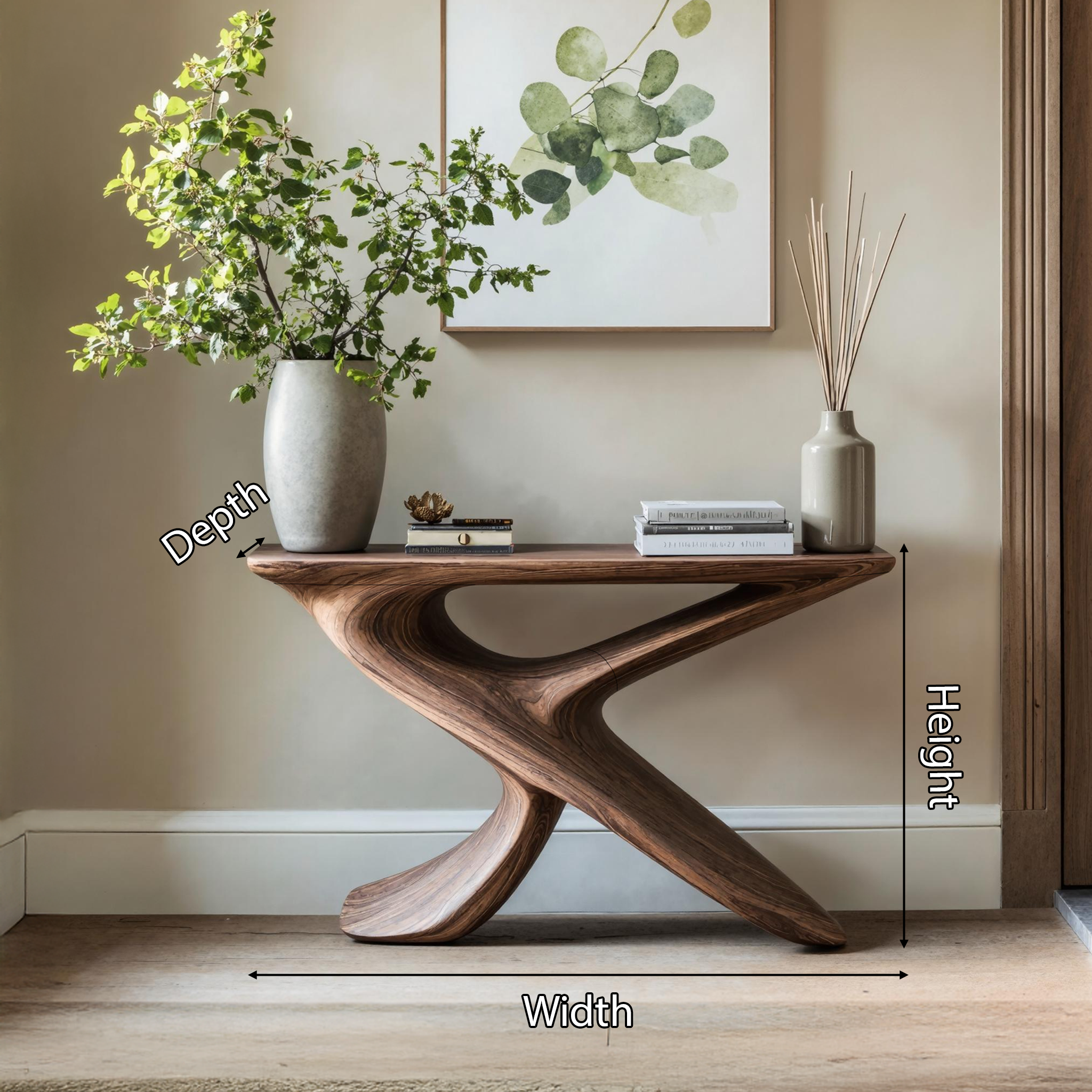 Handcrafted Entryway Table Furniture Decor SILDTTNCS218