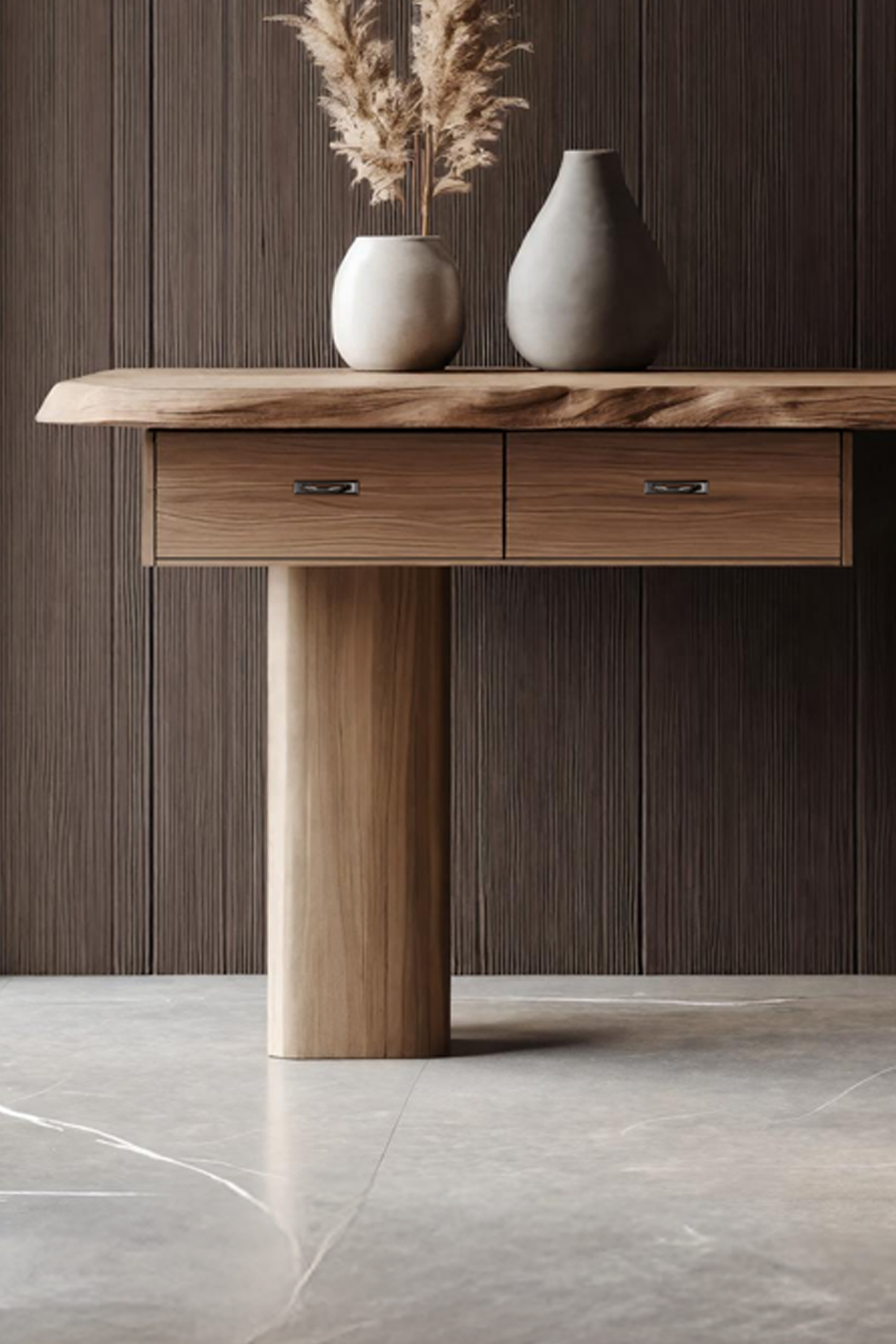 Mid Century Wooden Console Table For Bedroom Decor Minimalist SILDTTNCS014