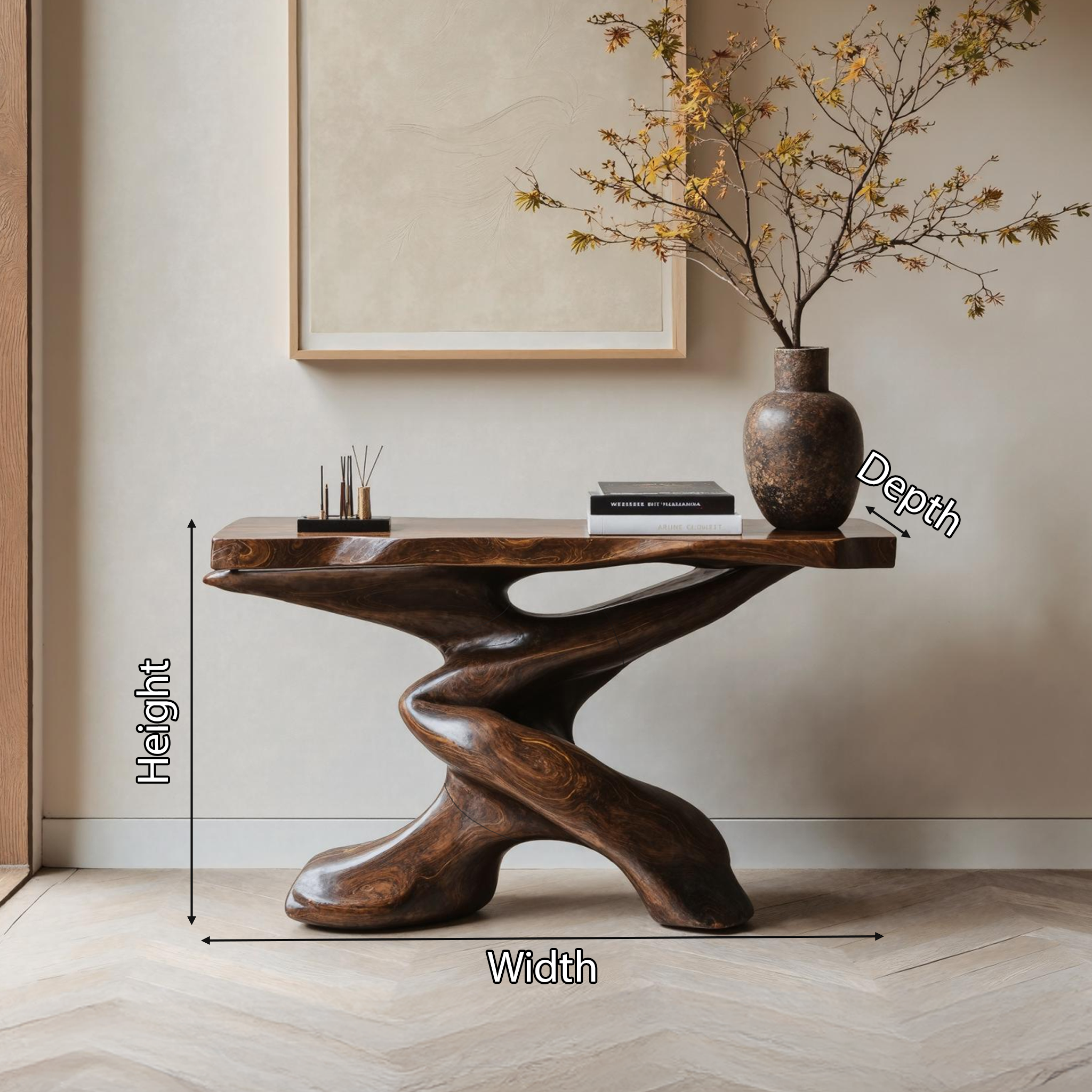 Rustic Farmhouse Console Table Entryway Design SILDTTNCS243