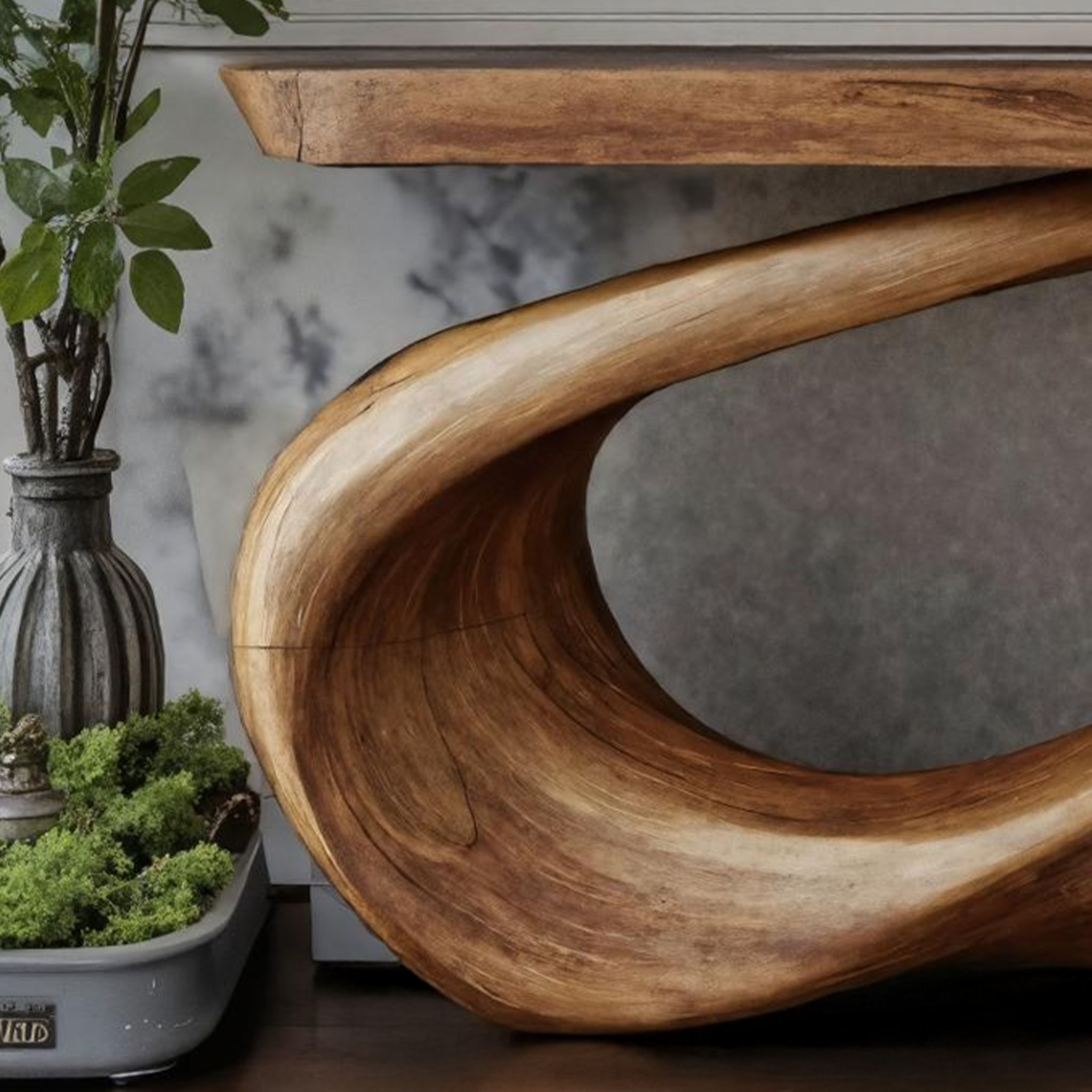 Mid Century Wooden Live Edge Coffee Table For Entryway Design Halloween Style SILDTTNHCS007