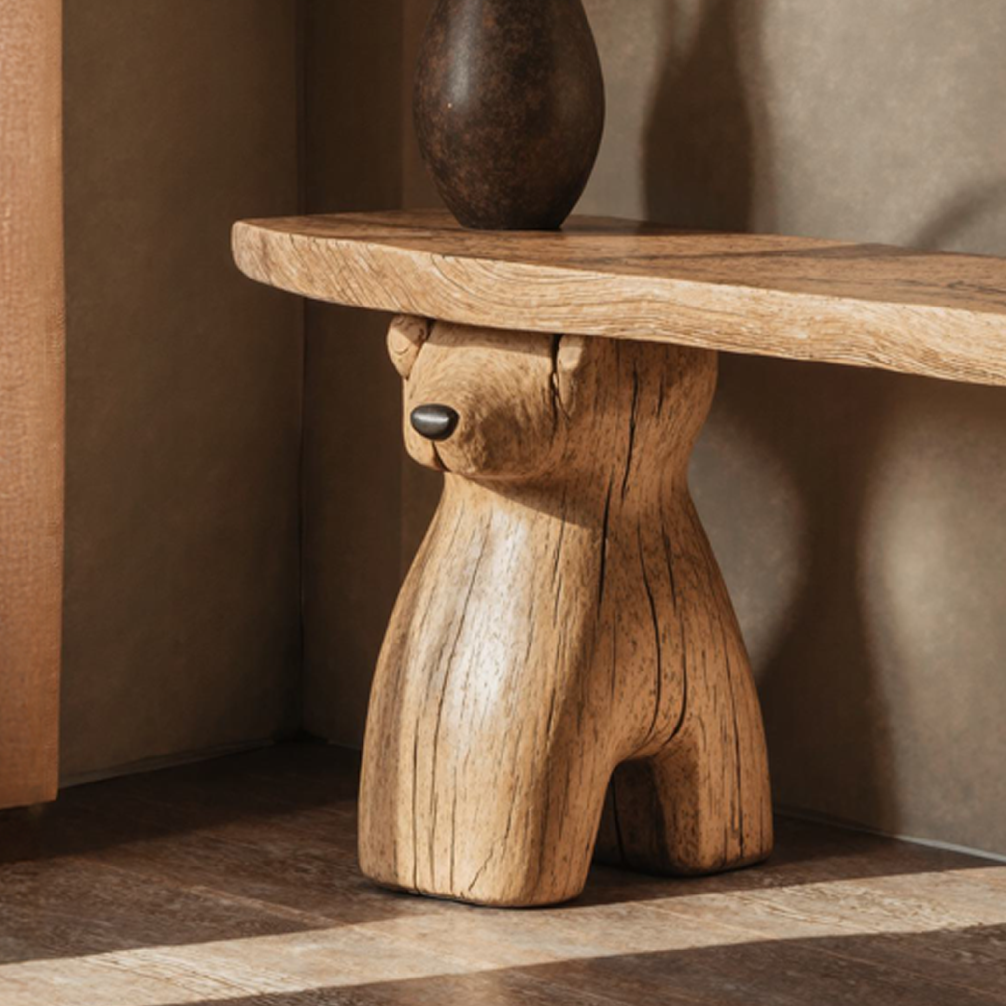 Rustic Entry Console Table Decorative SILDTCS054