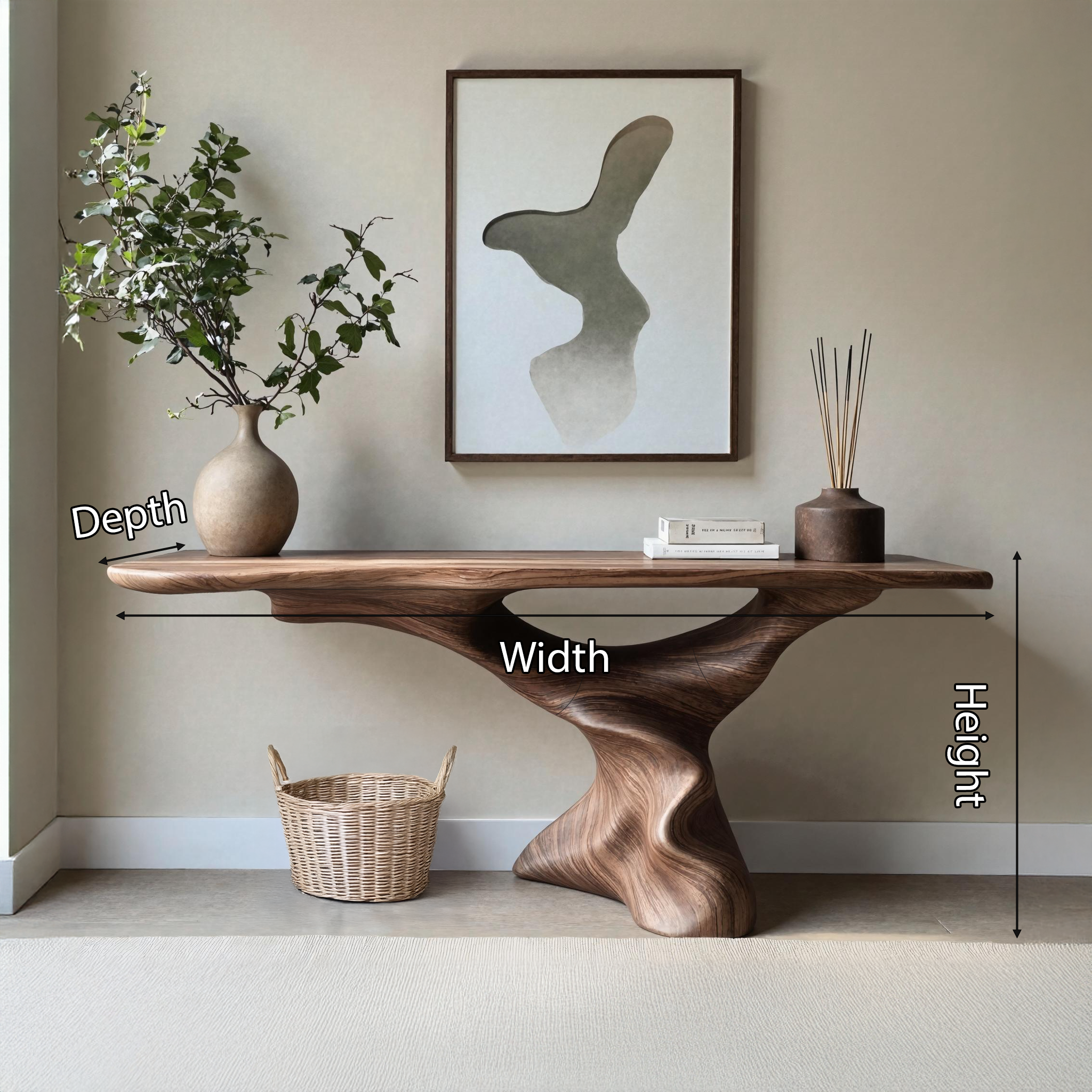Mid Century Modern Console Table For Living Room SILDTTNCS220