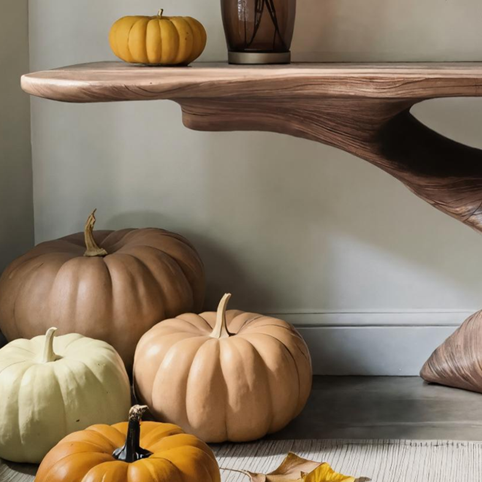 Modern Wooden Live Edge Coffee Table For Entryway Design Halloween Theme SILDTTNHCS009