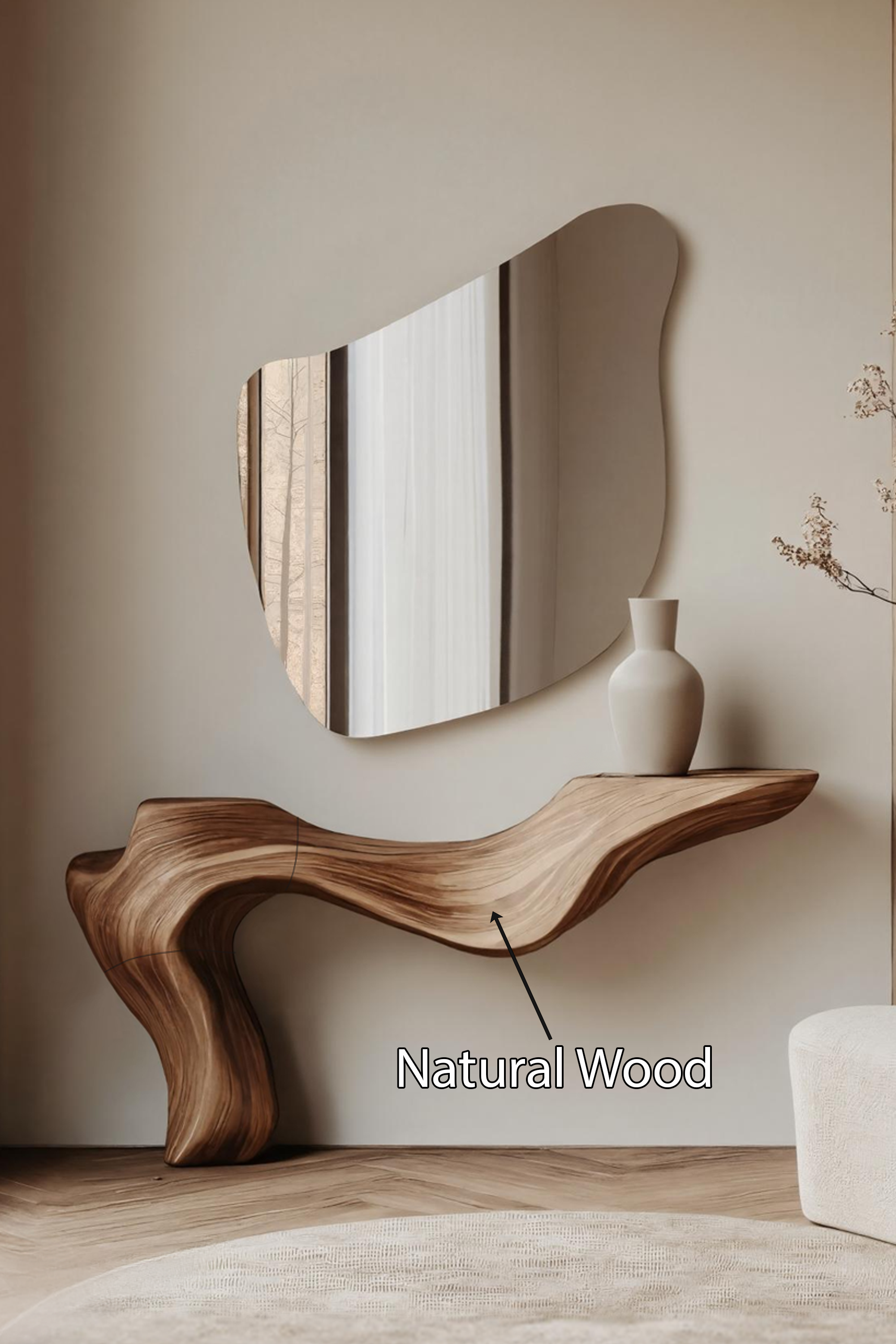 Rustic Live Edge Console Table For Entryway Design Ideas SILDTTNCS001