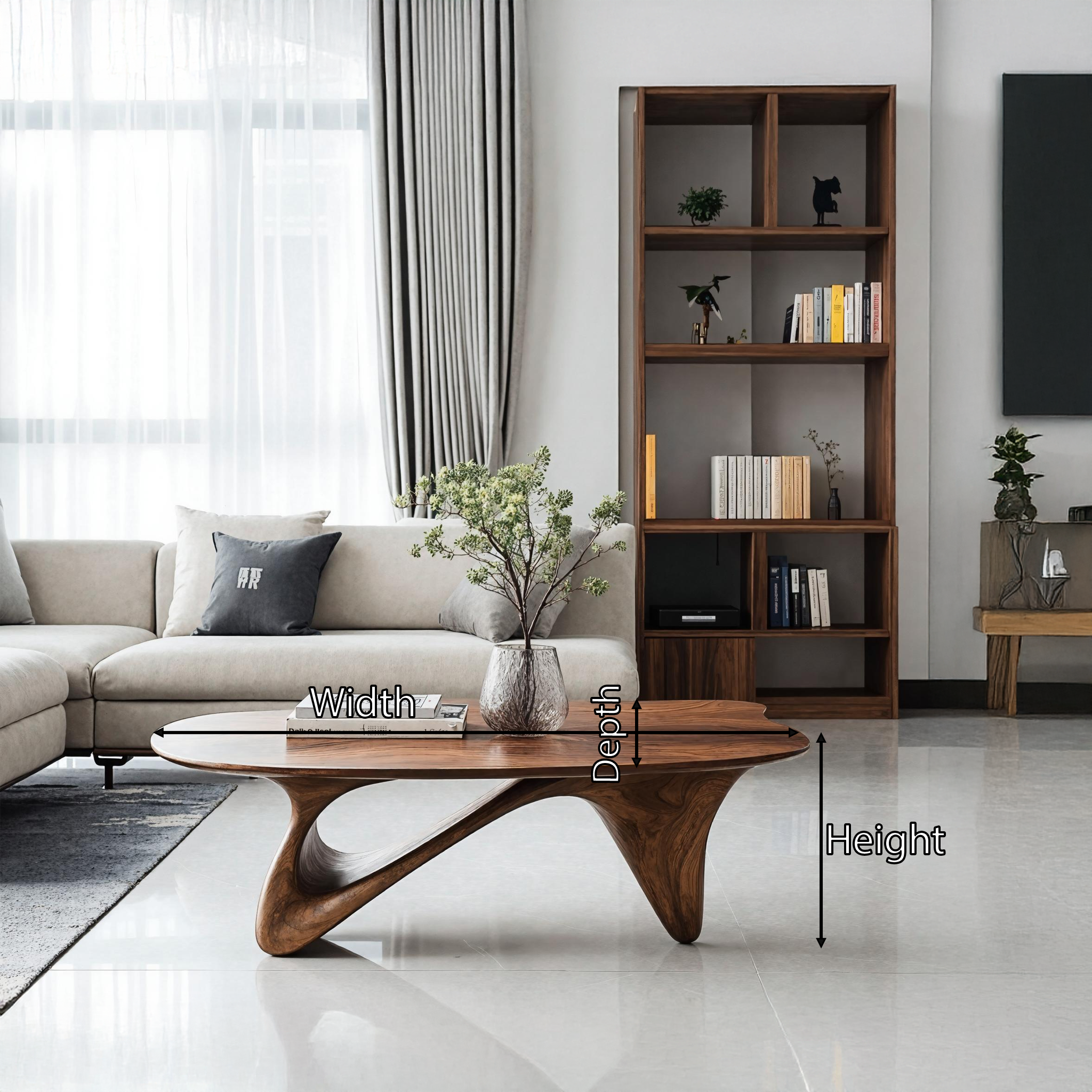 Farmhouse Low Table For Warm Living Room Feel SILDTTRCF020
