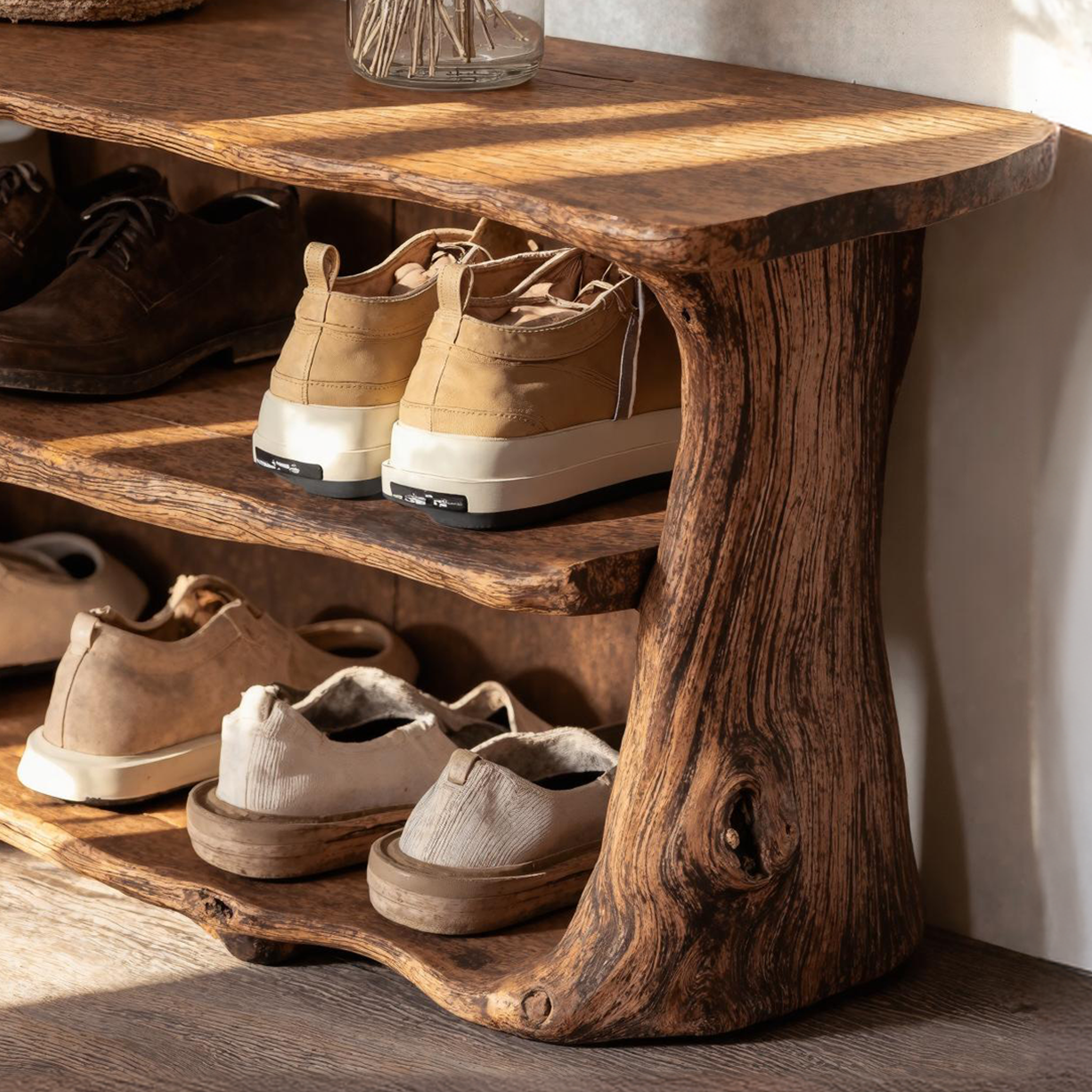 Space-Saving Entryway Shoe Bench For Modern Homes SILDTSHB014