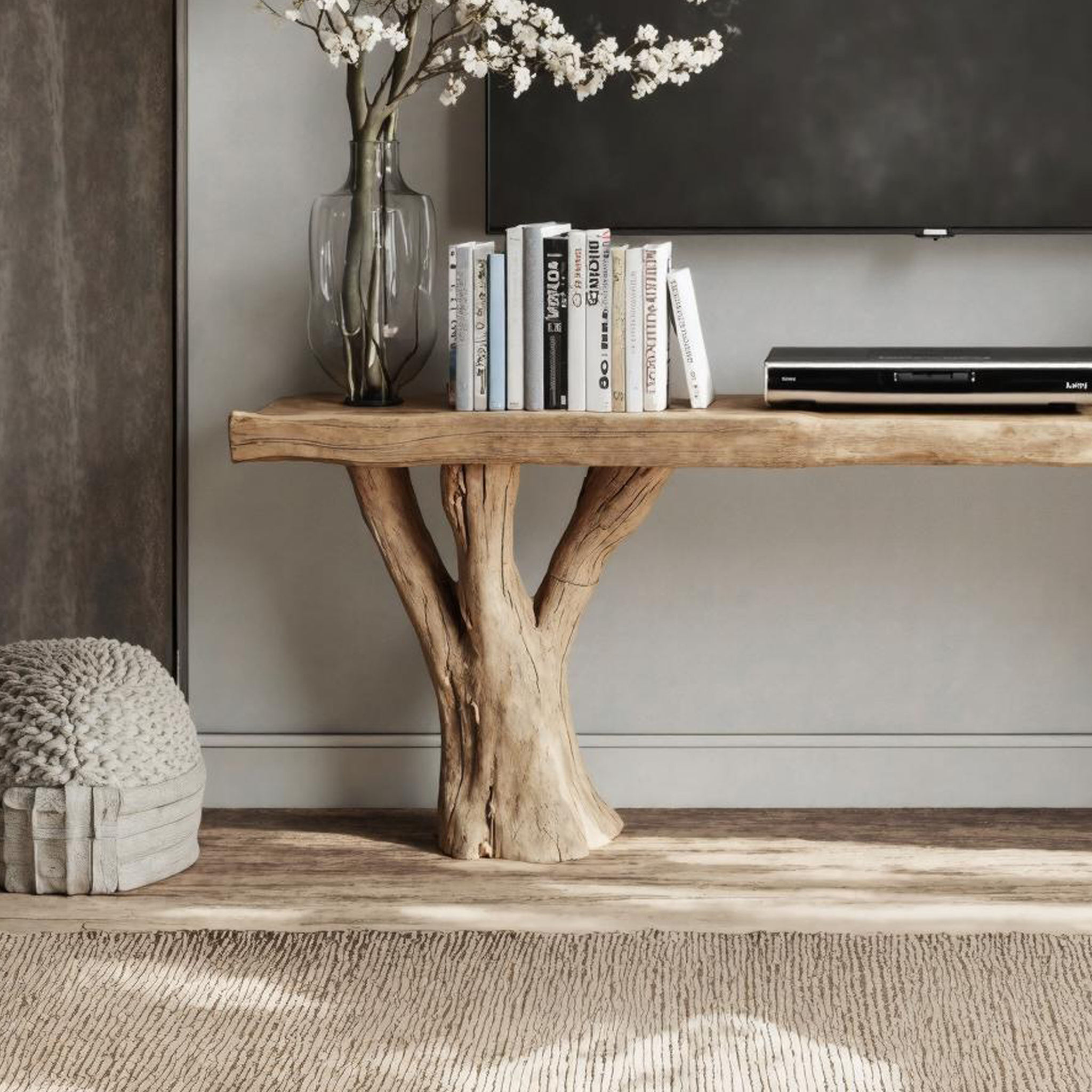 Farmhouse Handcrafted TV Cabinet For Hallway And Living Room SILDTTVC022
