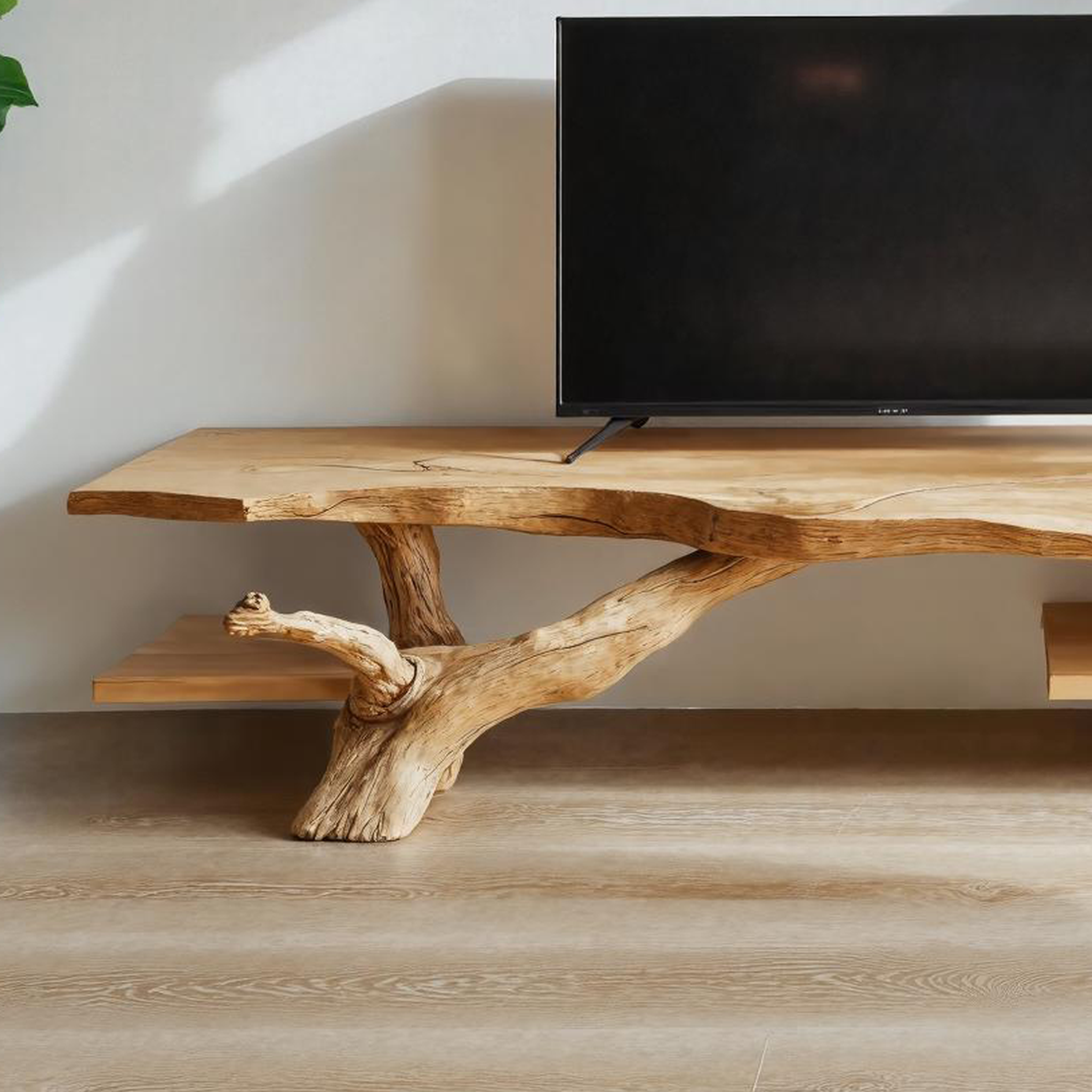 Rustic Reclaimed Wood TV Stand For Living Room And Entryway SILDTTVC021
