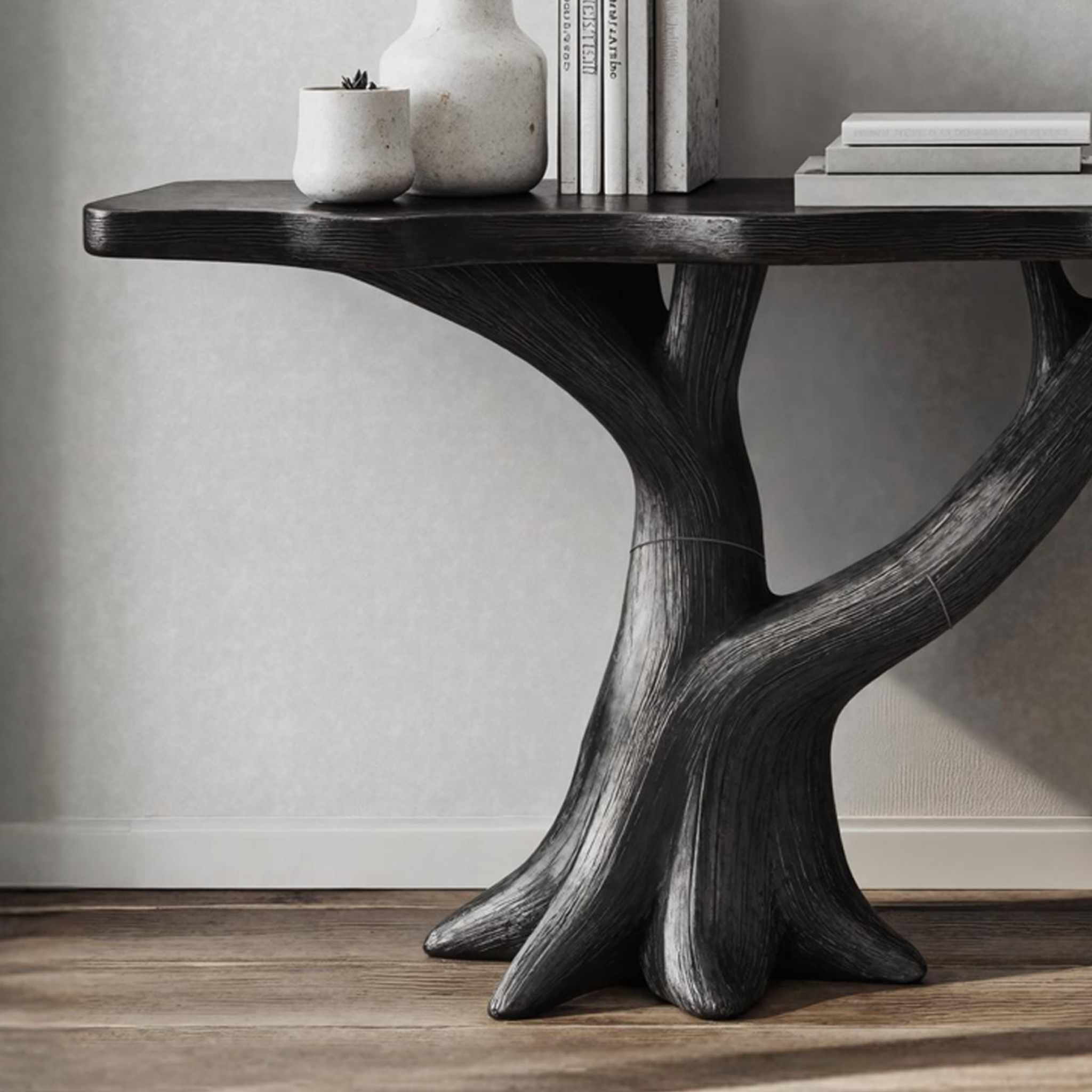 Elegant Rustic Farmhouse Wood Console Table For Entryway Organization SILDTCS185