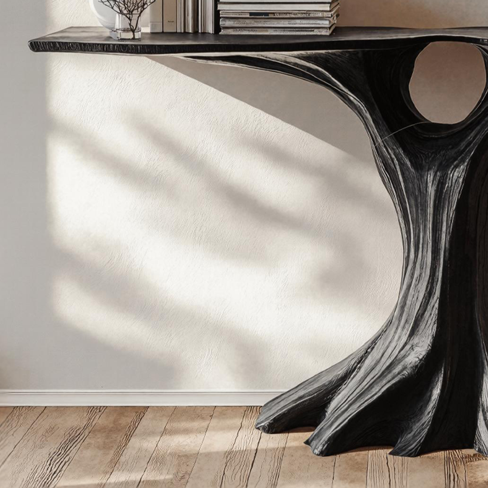 Wood Console Table For Entryway Organization And Space Maximization SILDTCS188