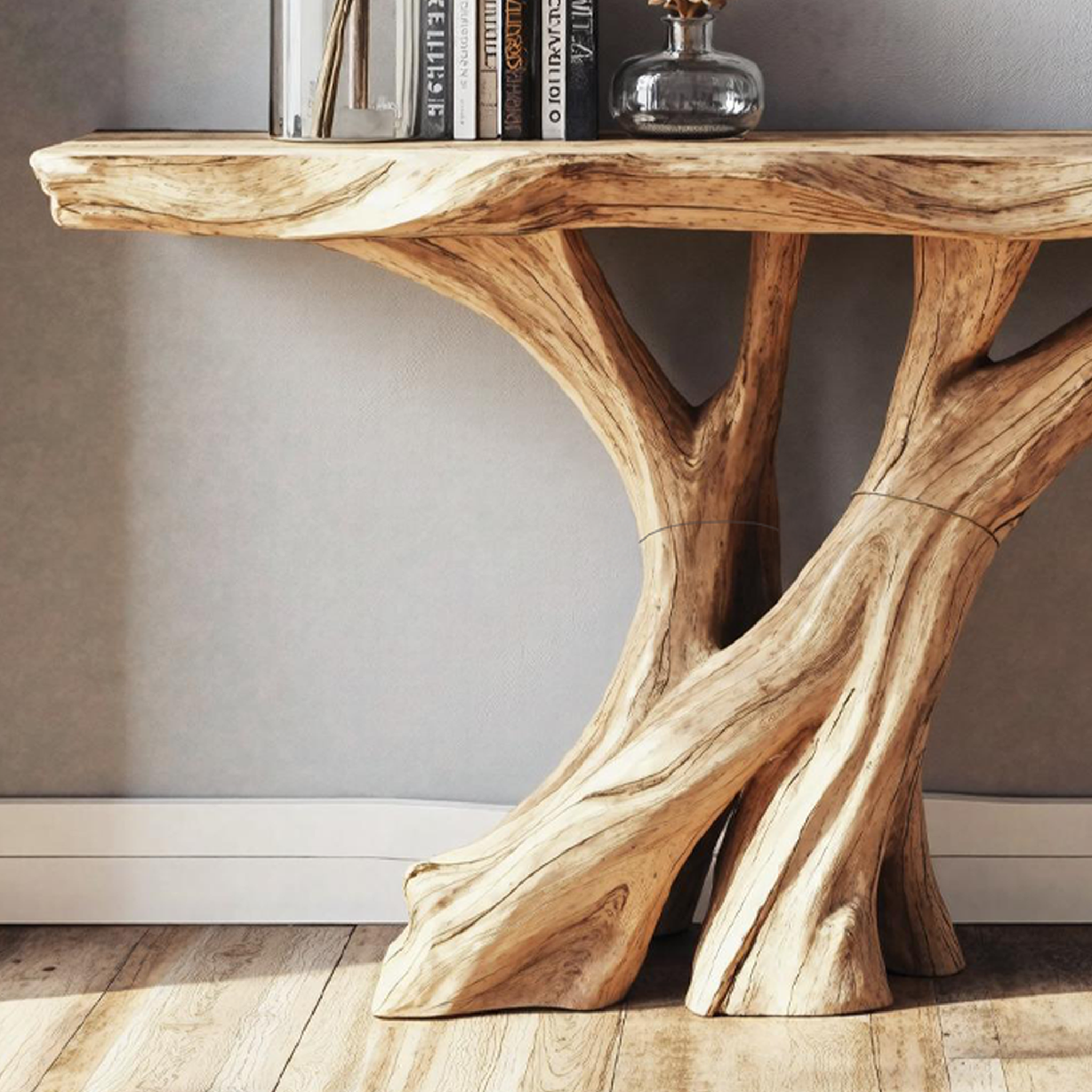 Perfect Natural Wood Console Table For A Functional Living Room SILDTCS199