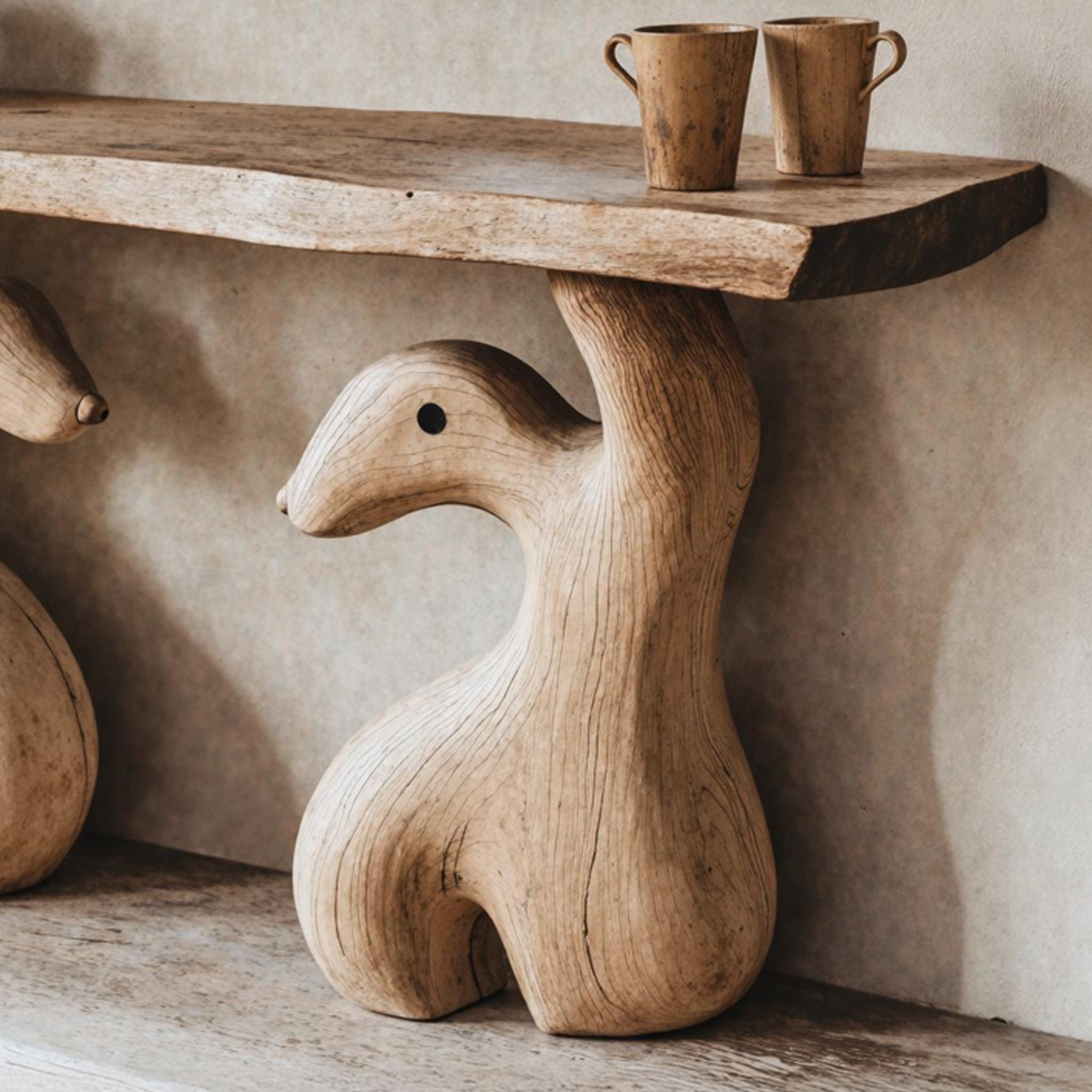 Floating Edge Entry Side Table Decor SILDTCS083