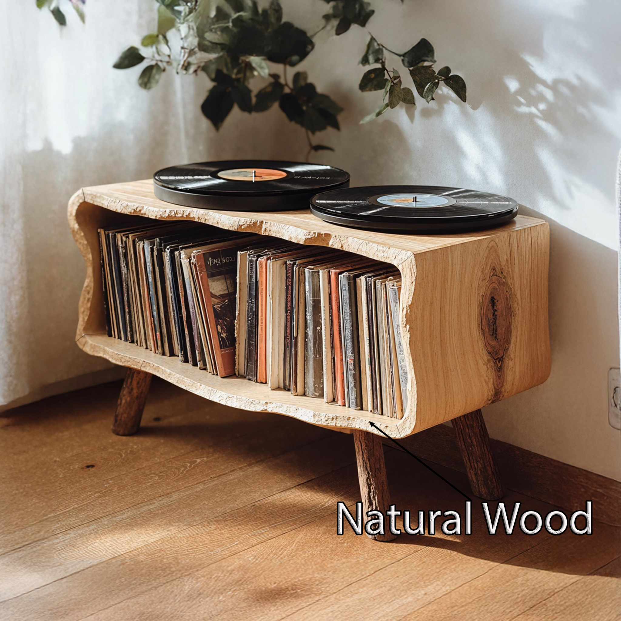 Stylish Record Player Stand For Living Room, Bedroom, Office SILDTRPT001