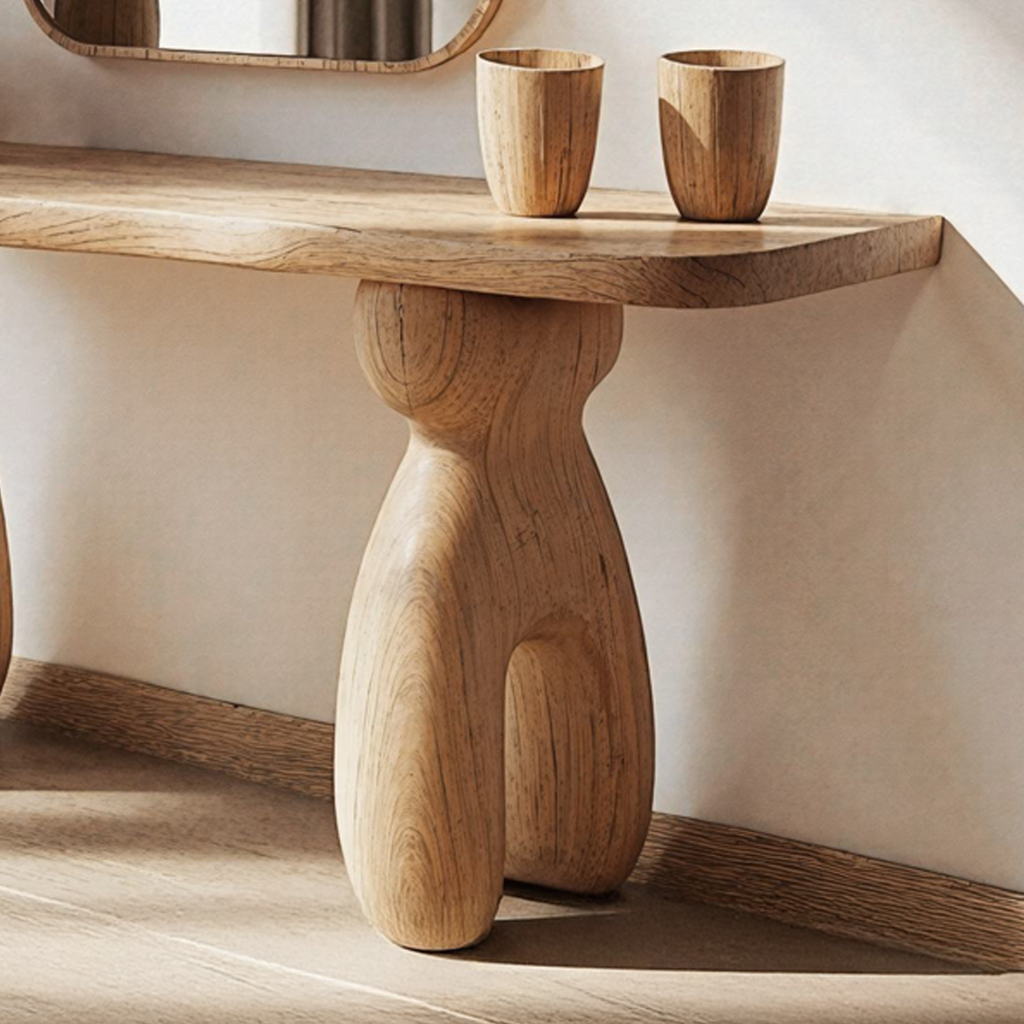 Floating Edge Entry Console Table Decor SILDTCS082