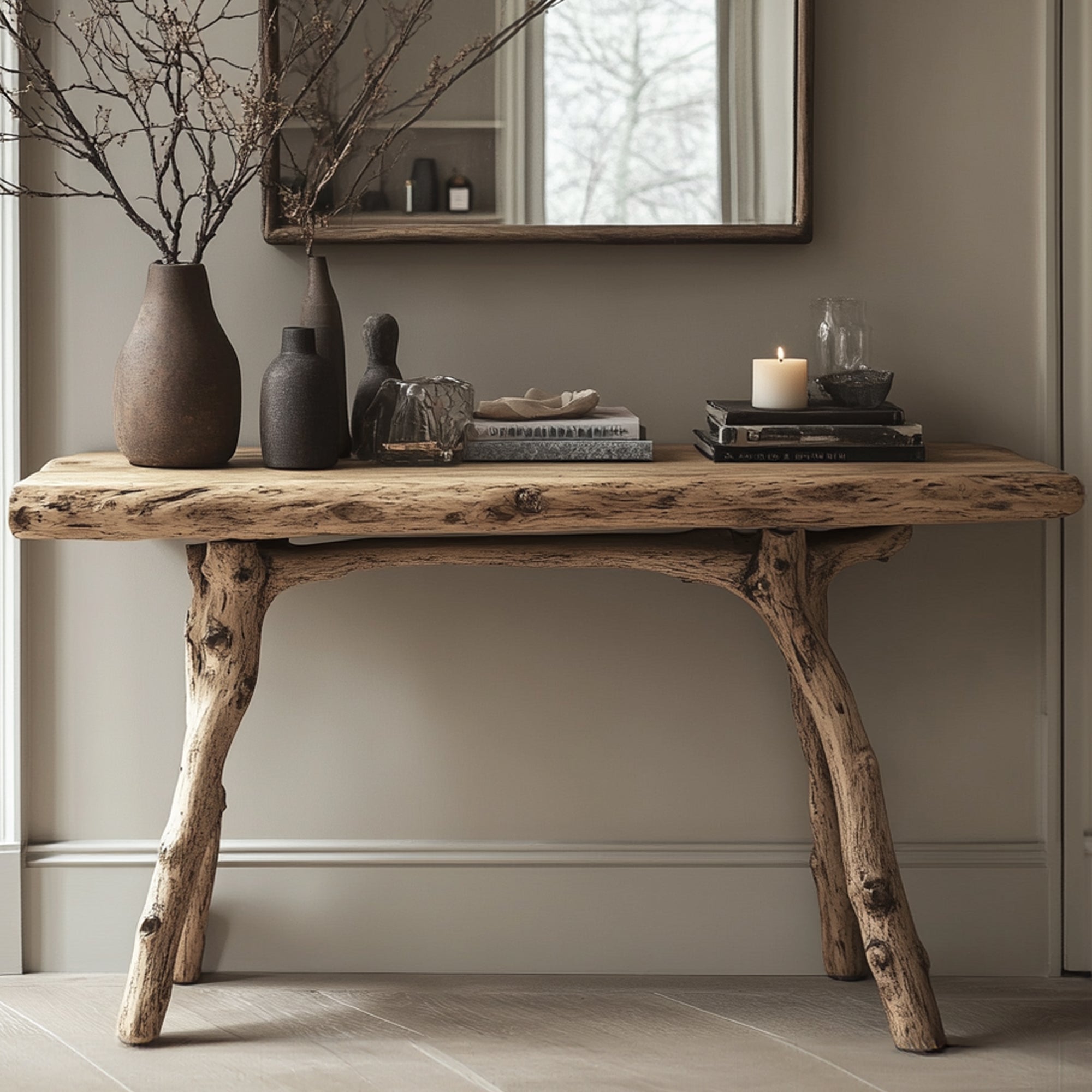 Curve Console Table Handcraft SILDTCS044
