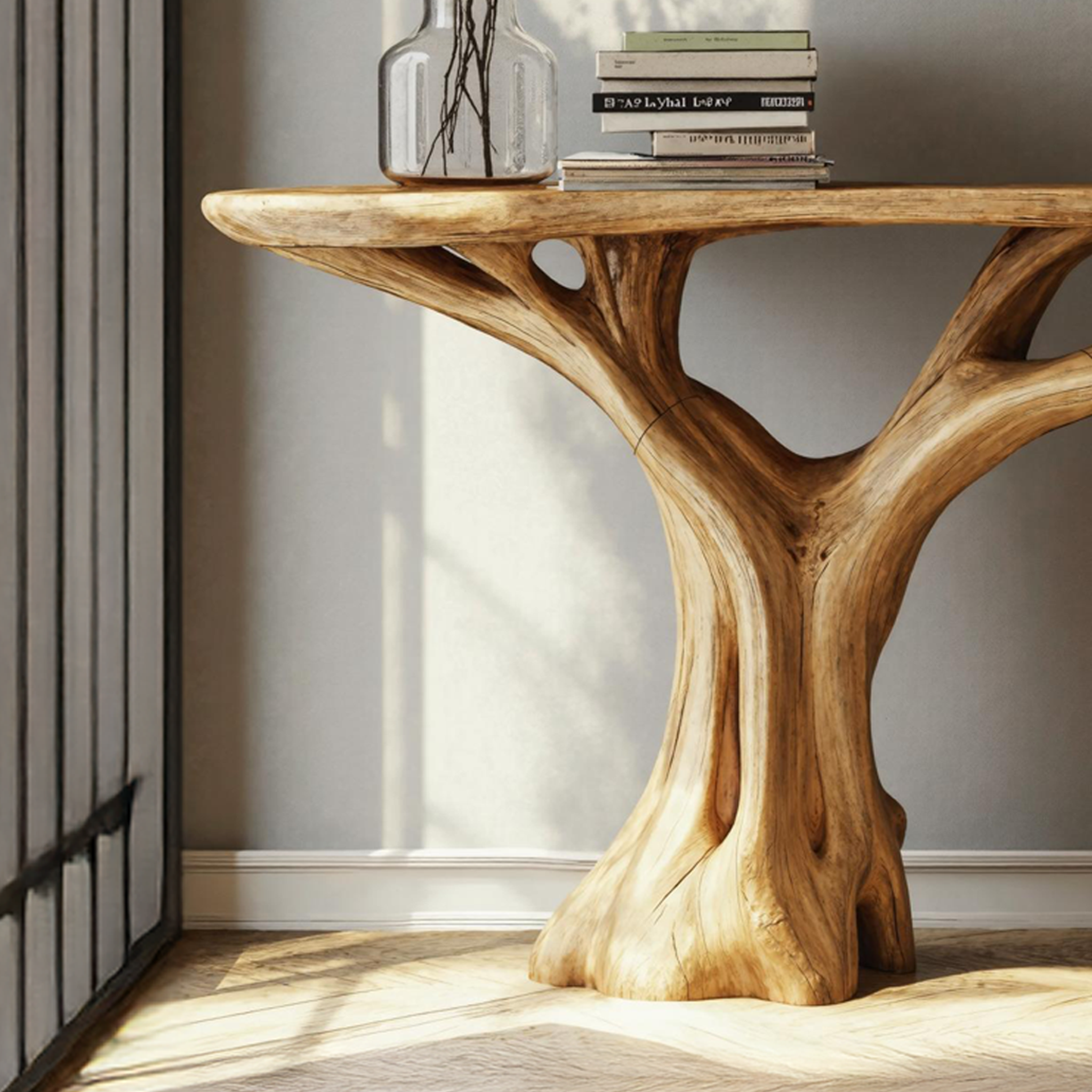 Practical Wood Console Table For Organizing Your Living Space SILDTCS173
